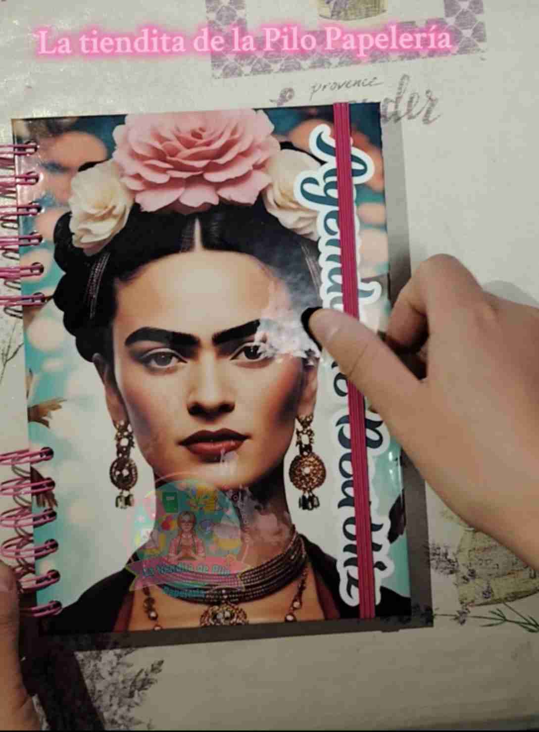 Agenda Frida Kahlo personalizada.