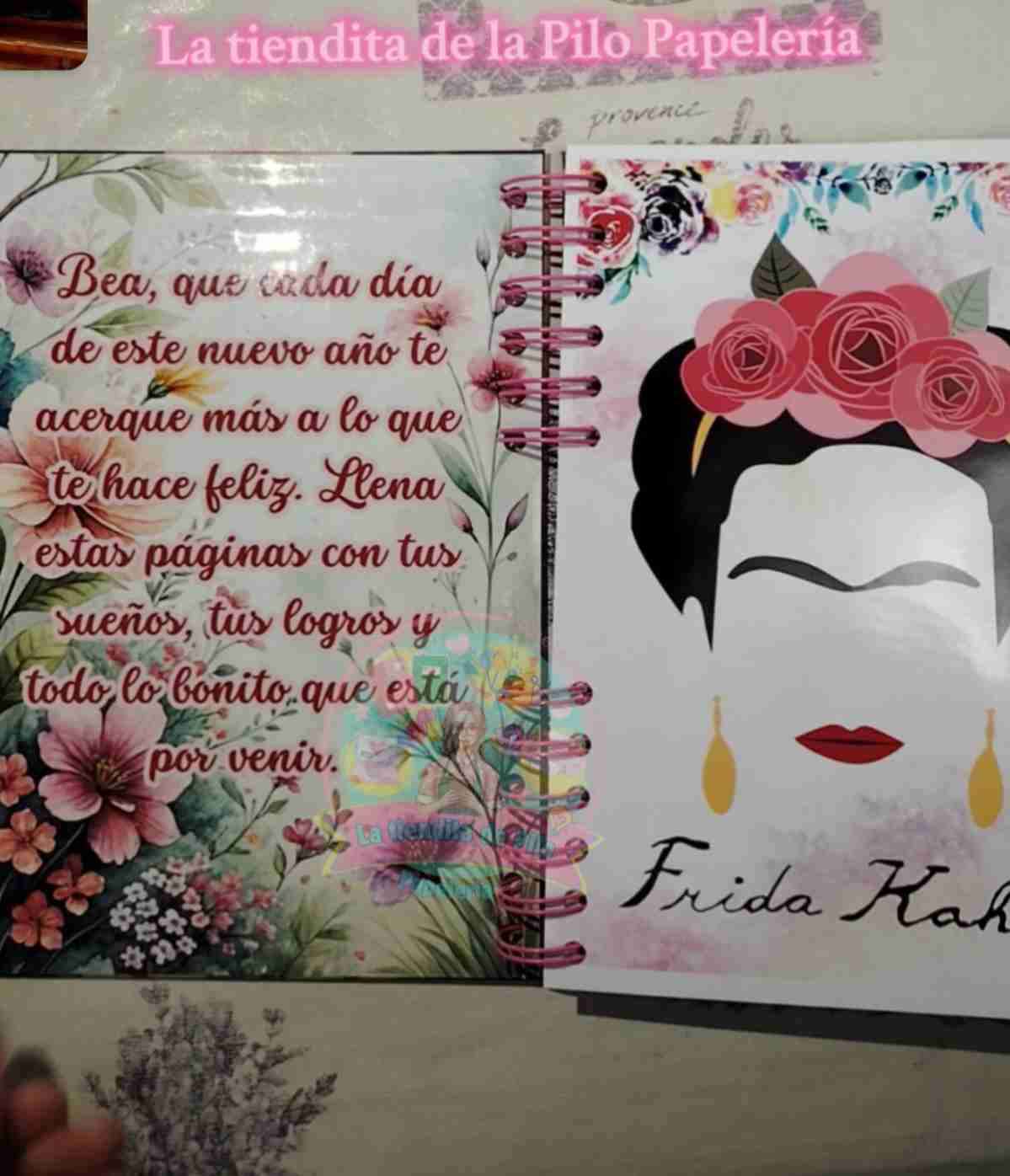 Agenda Frida Kahlo personalizada. - miniatura 3
