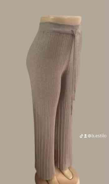 Pantalones de punto con cordón - miniatura 2