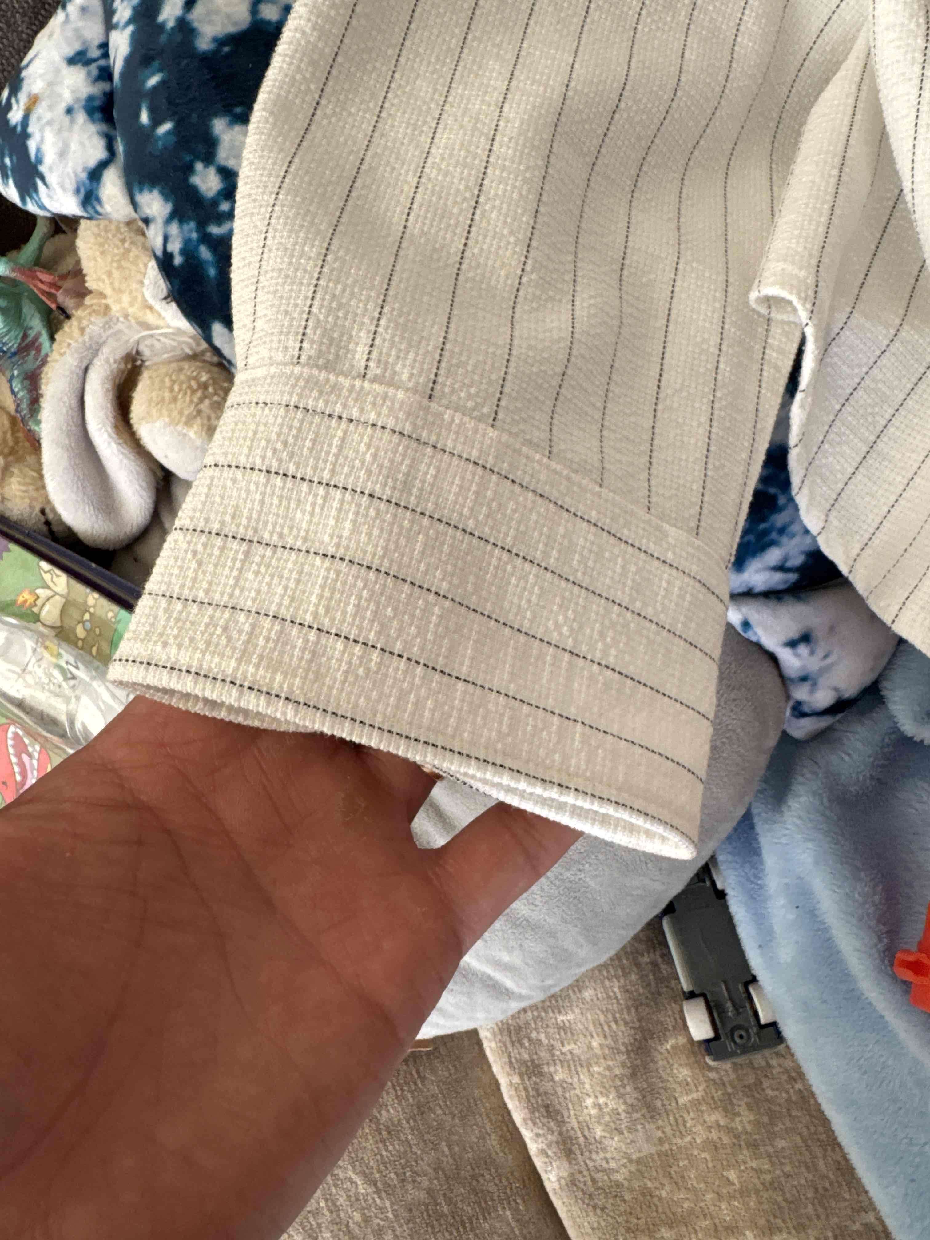 Camisa blanca de rayas - miniatura 2