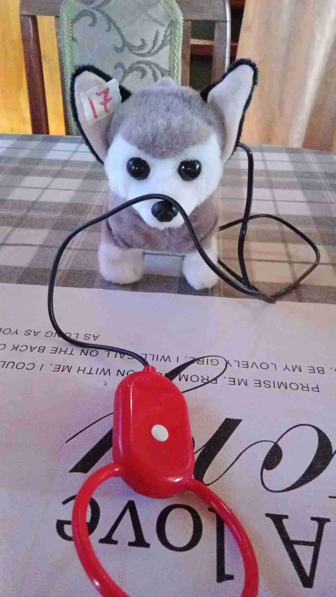 Tierna llama de peluche morada - miniatura 6