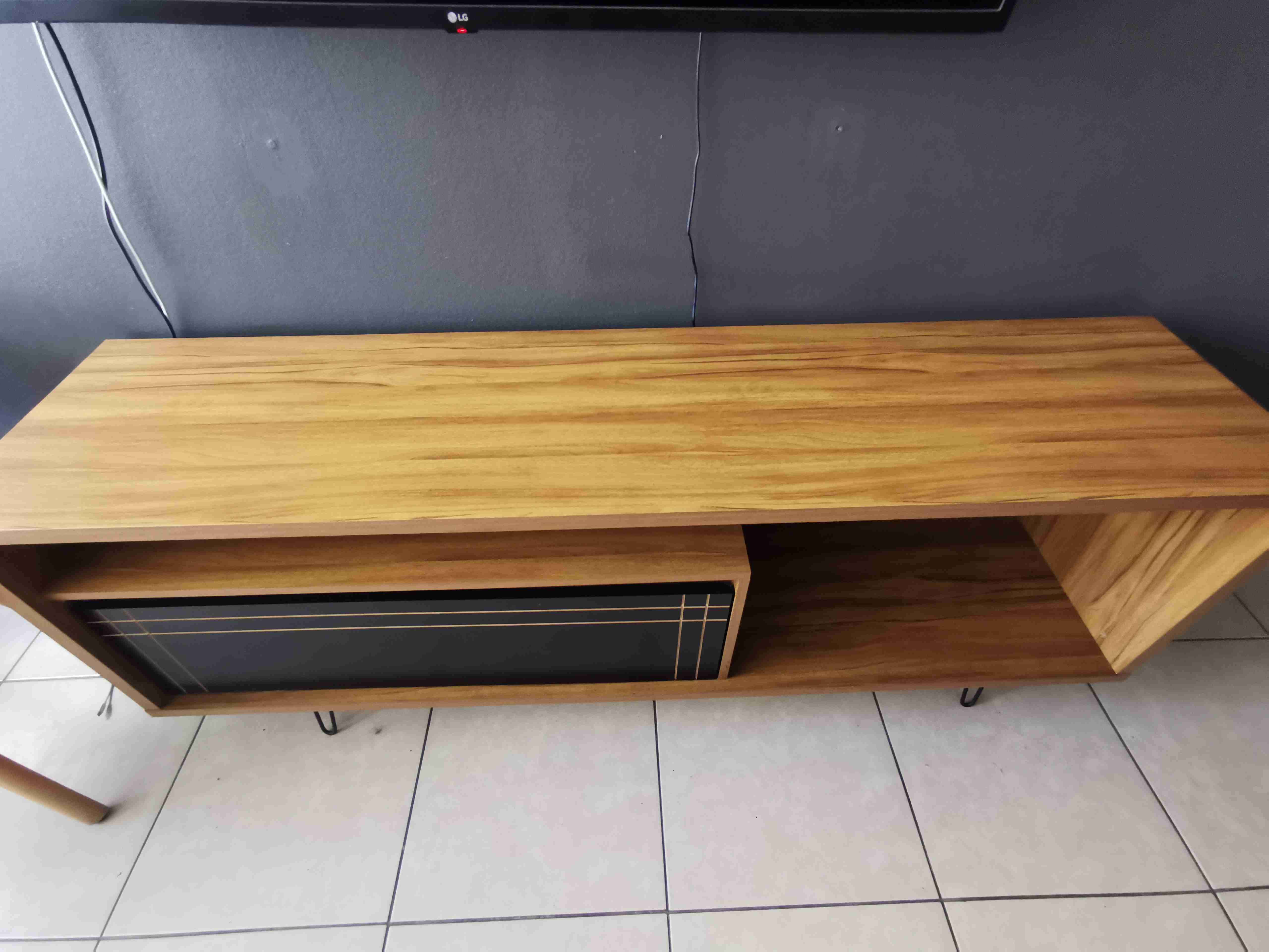 Rack para TV moderno madera - miniatura 2