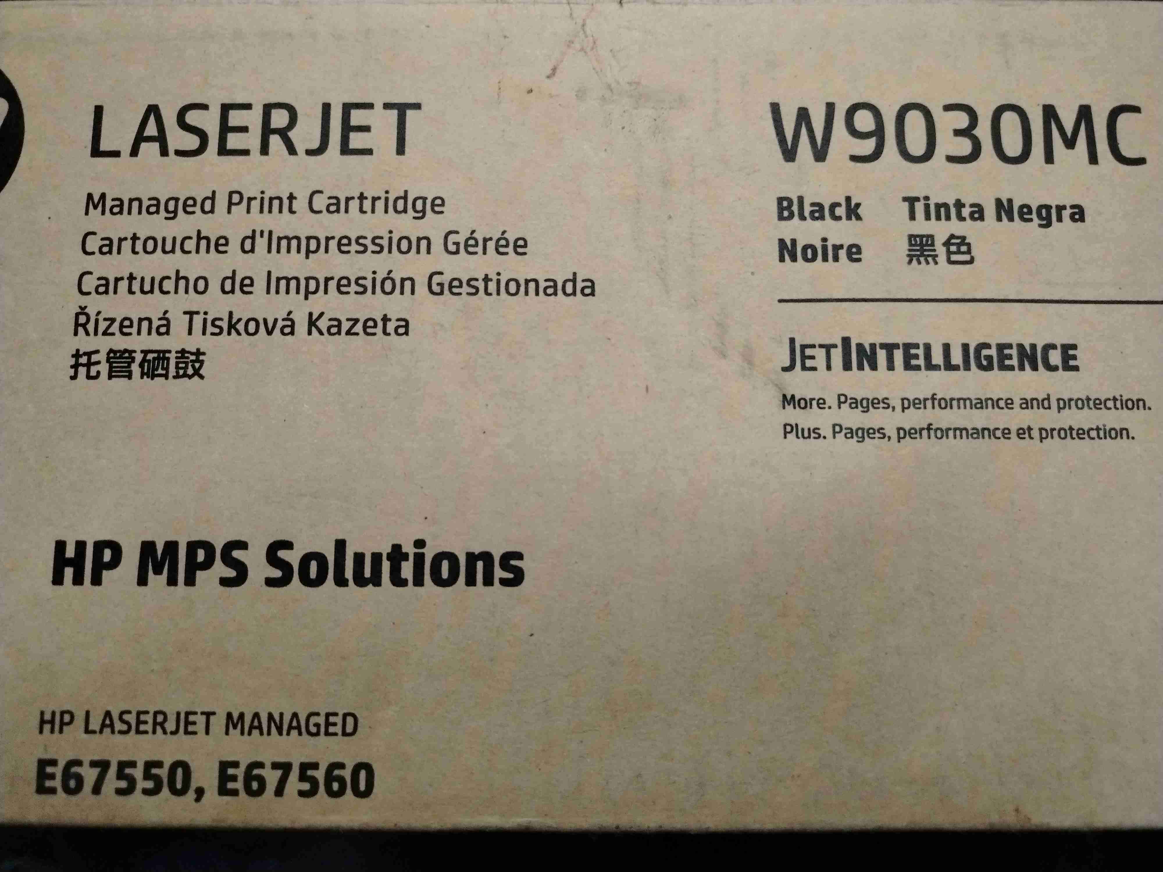 Cartucho LaserJet HP W9030MC negro