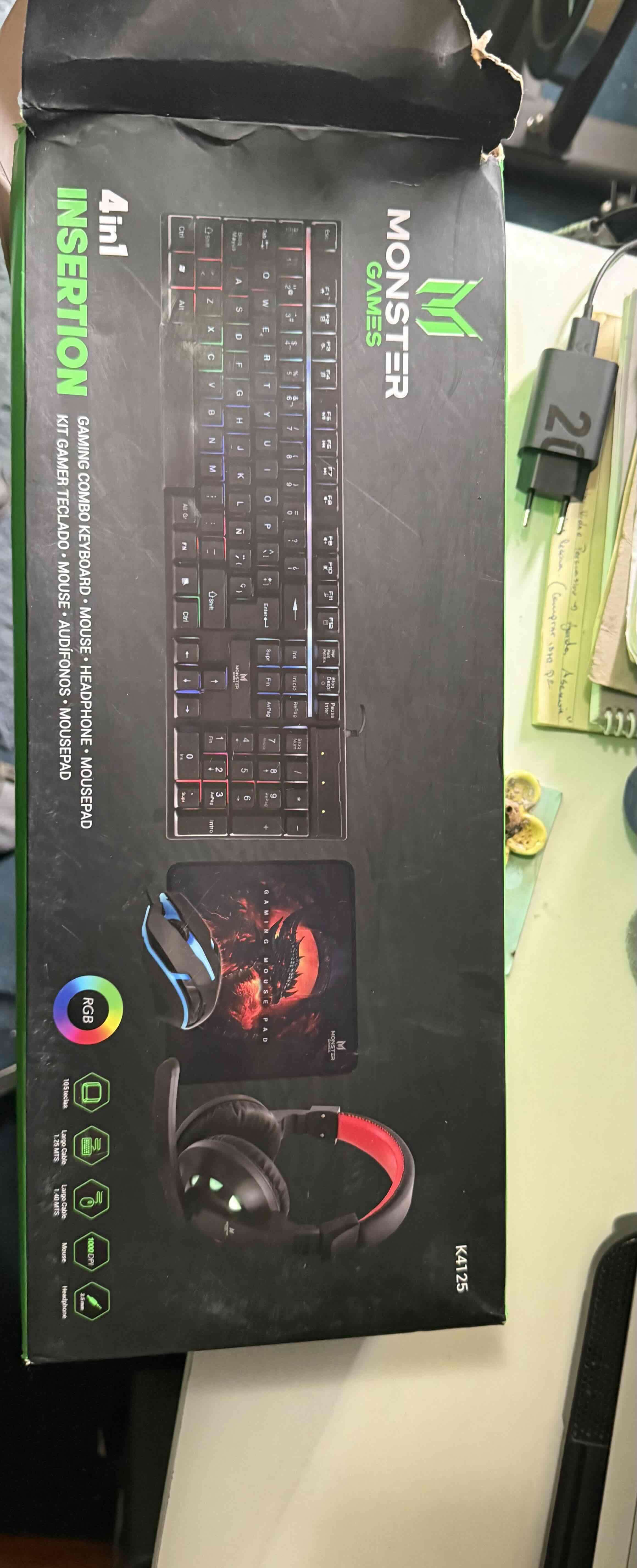 Kit teclado y mouse USB 3 en 1 - miniatura 6