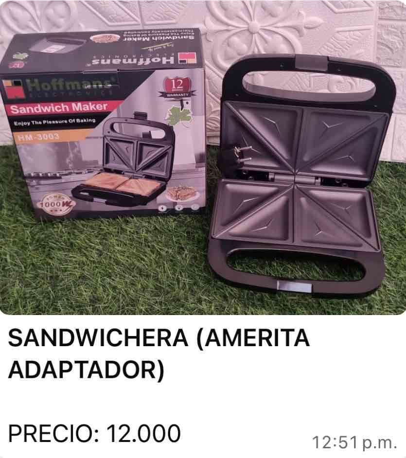 Parrilla eléctrica sandwichera - miniatura 5
