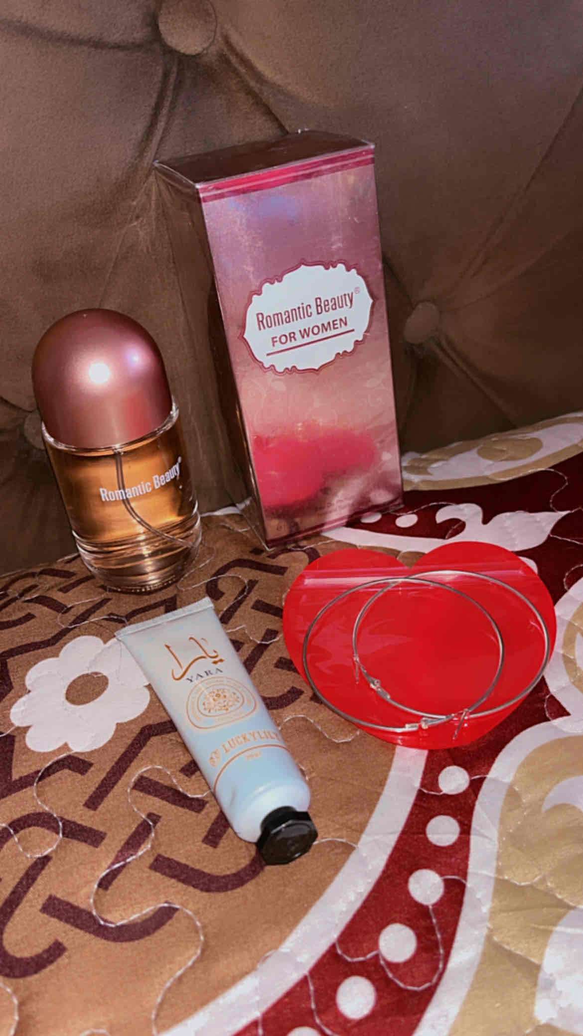 Set de perfume y cremas Romantic Beauty