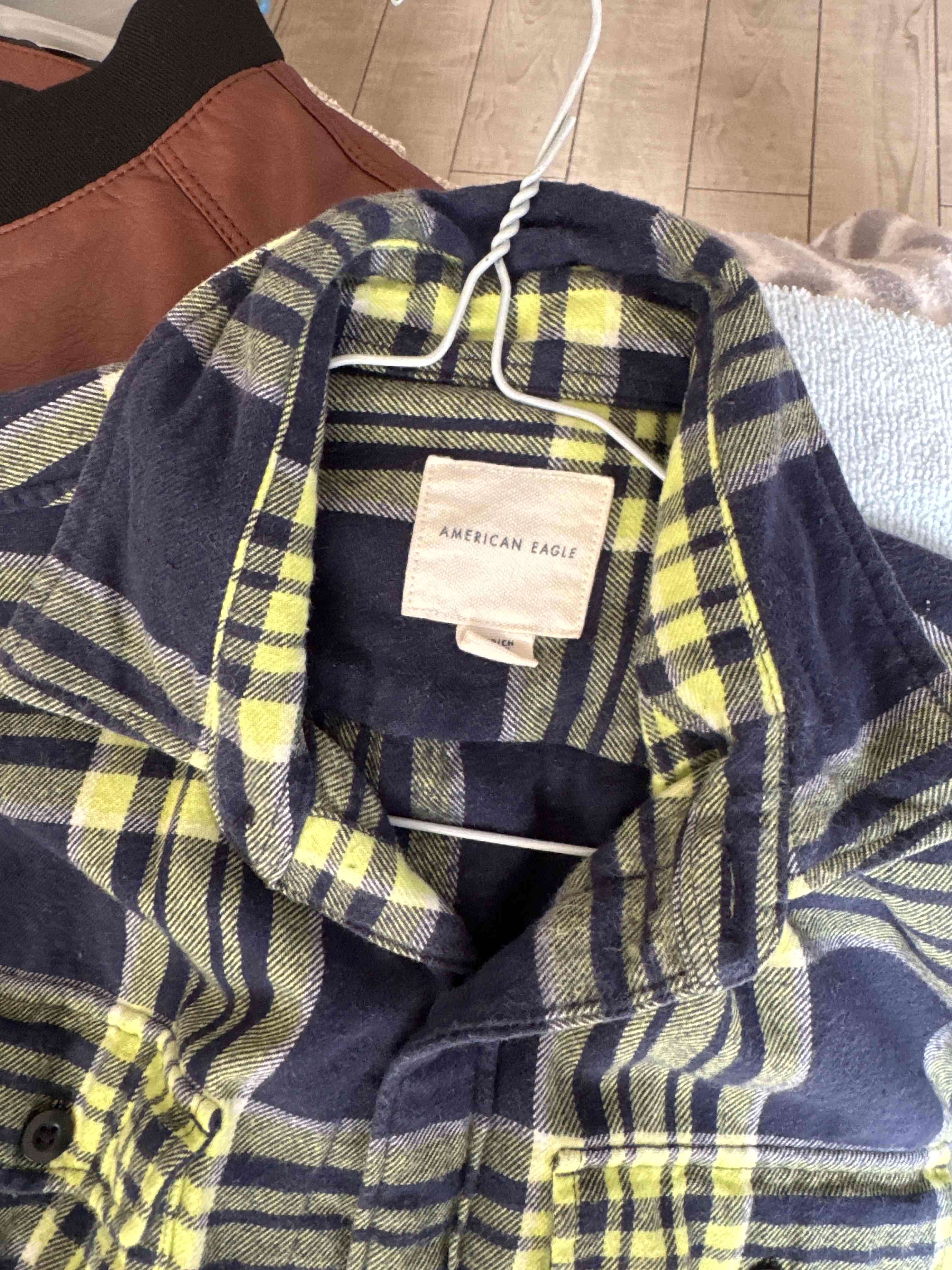 Camisa a cuadros American Eagle