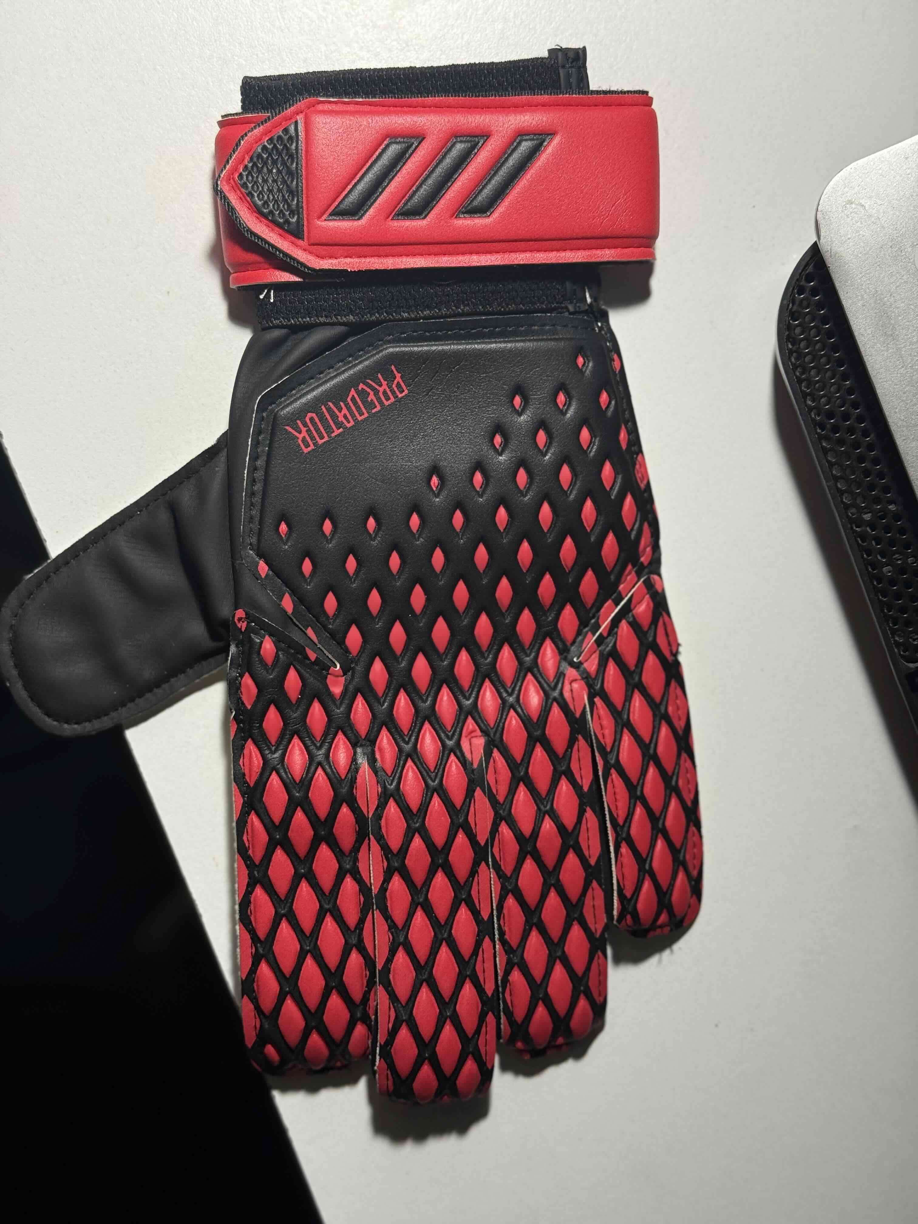 Guantes de portero Predator rojos ADIDAS - miniatura 2