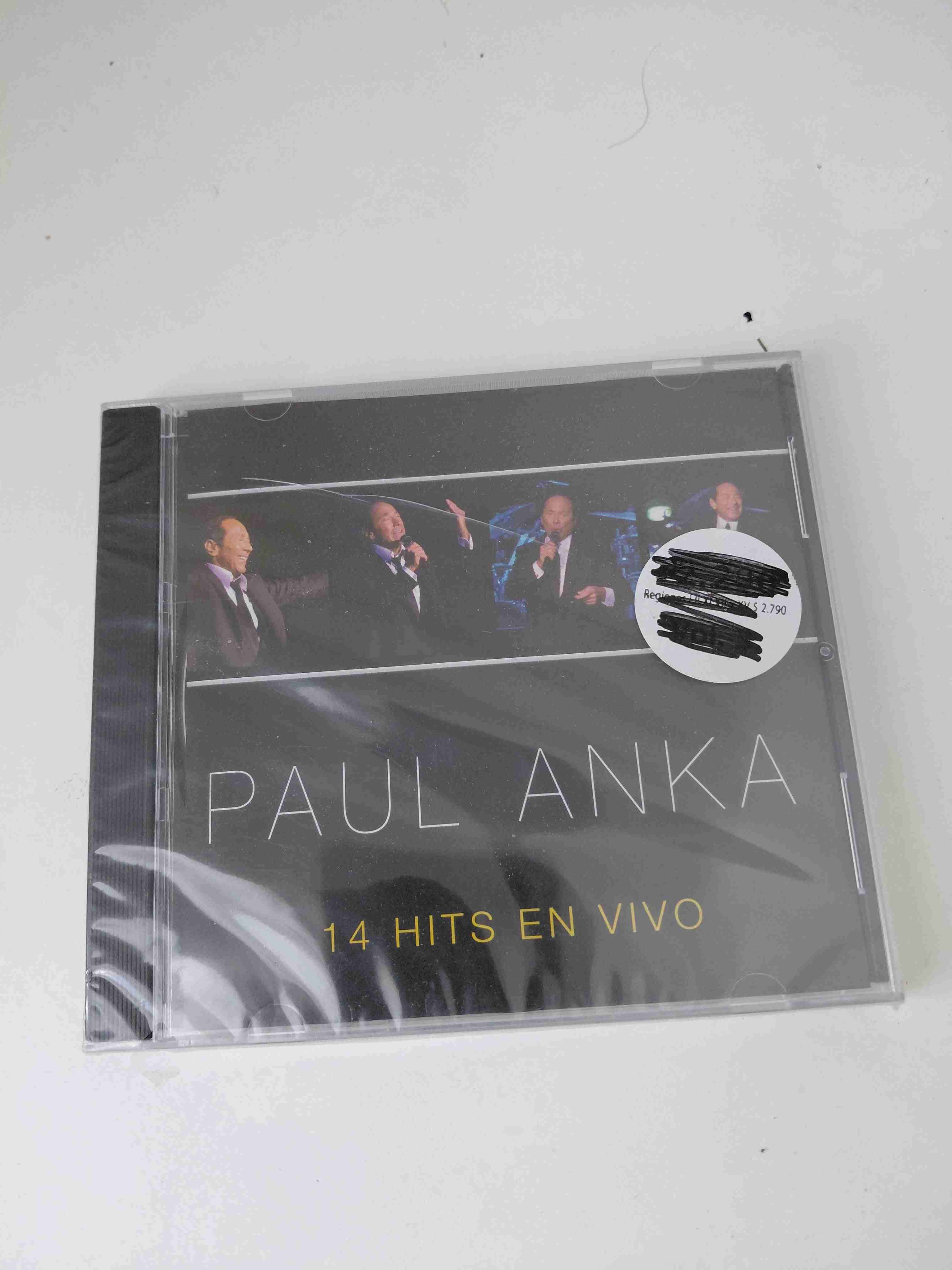 CD Paul Anka 14 Hits en Vivo