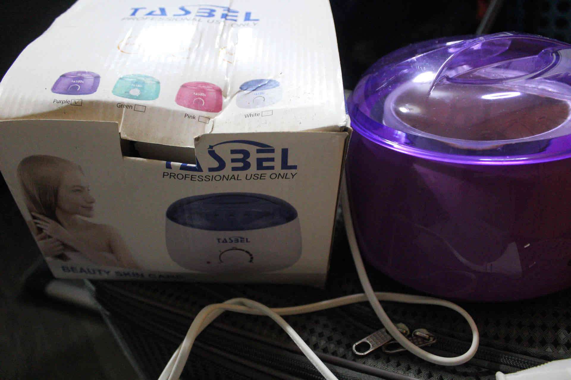 Calentador de cera Tasbel púrpura