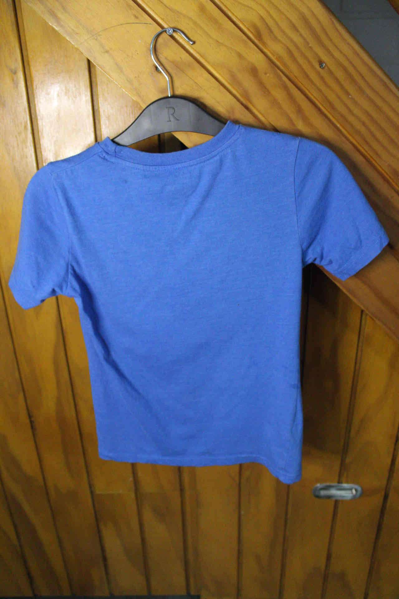 Polera azul con dinosaurio - miniatura 2