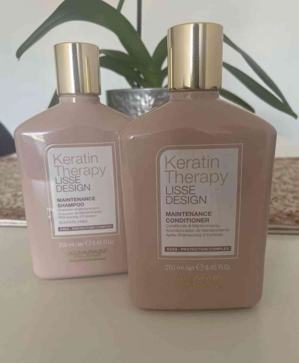 Set champú y acondicionador Keratin Therapy