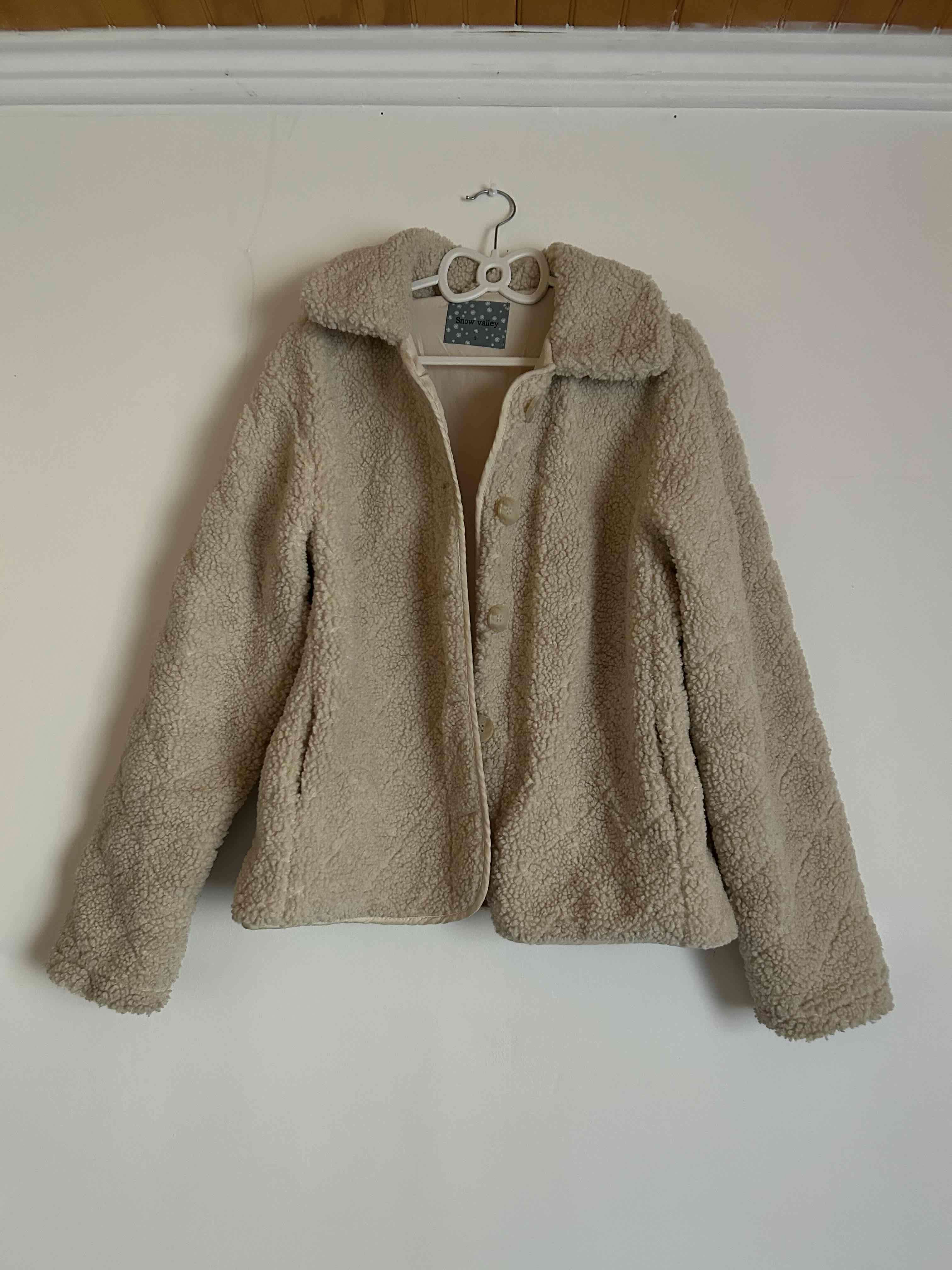 Abrigo beige de lana - miniatura 2