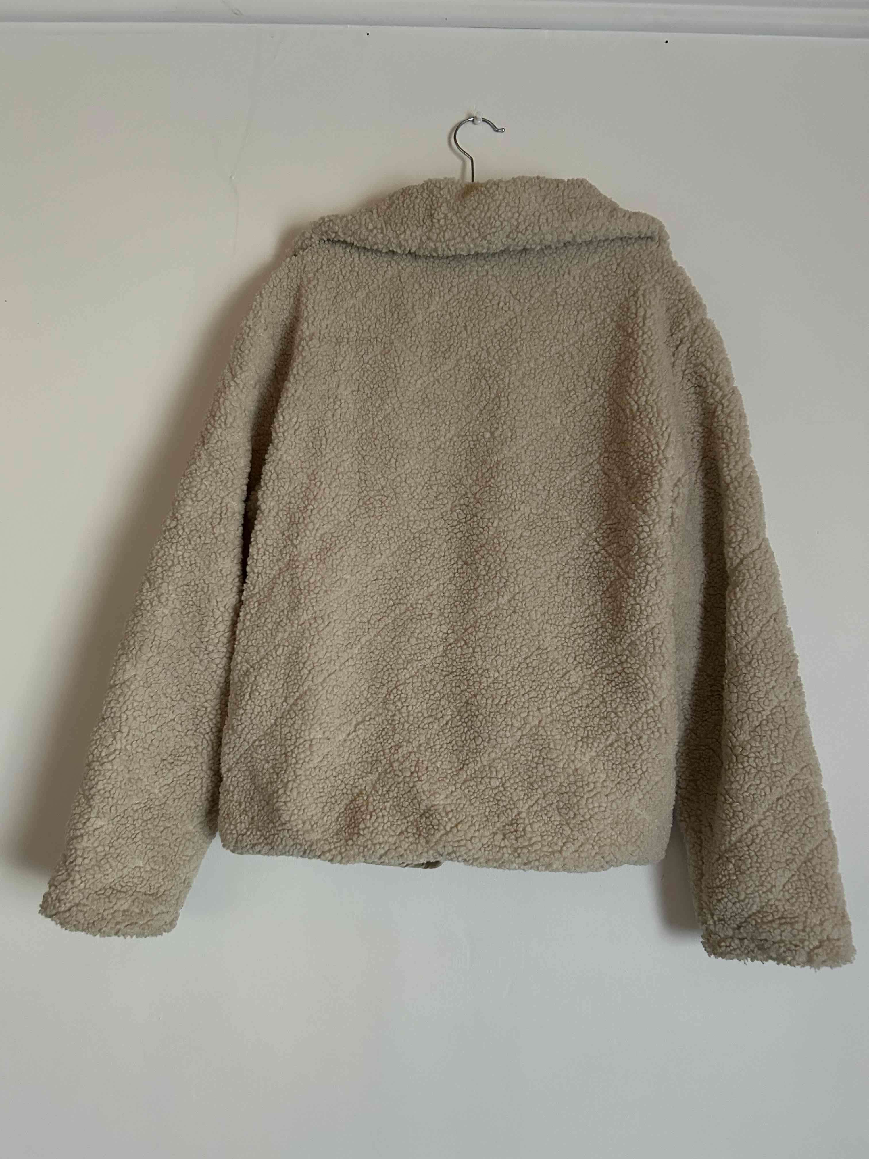 Abrigo beige de lana - miniatura 3