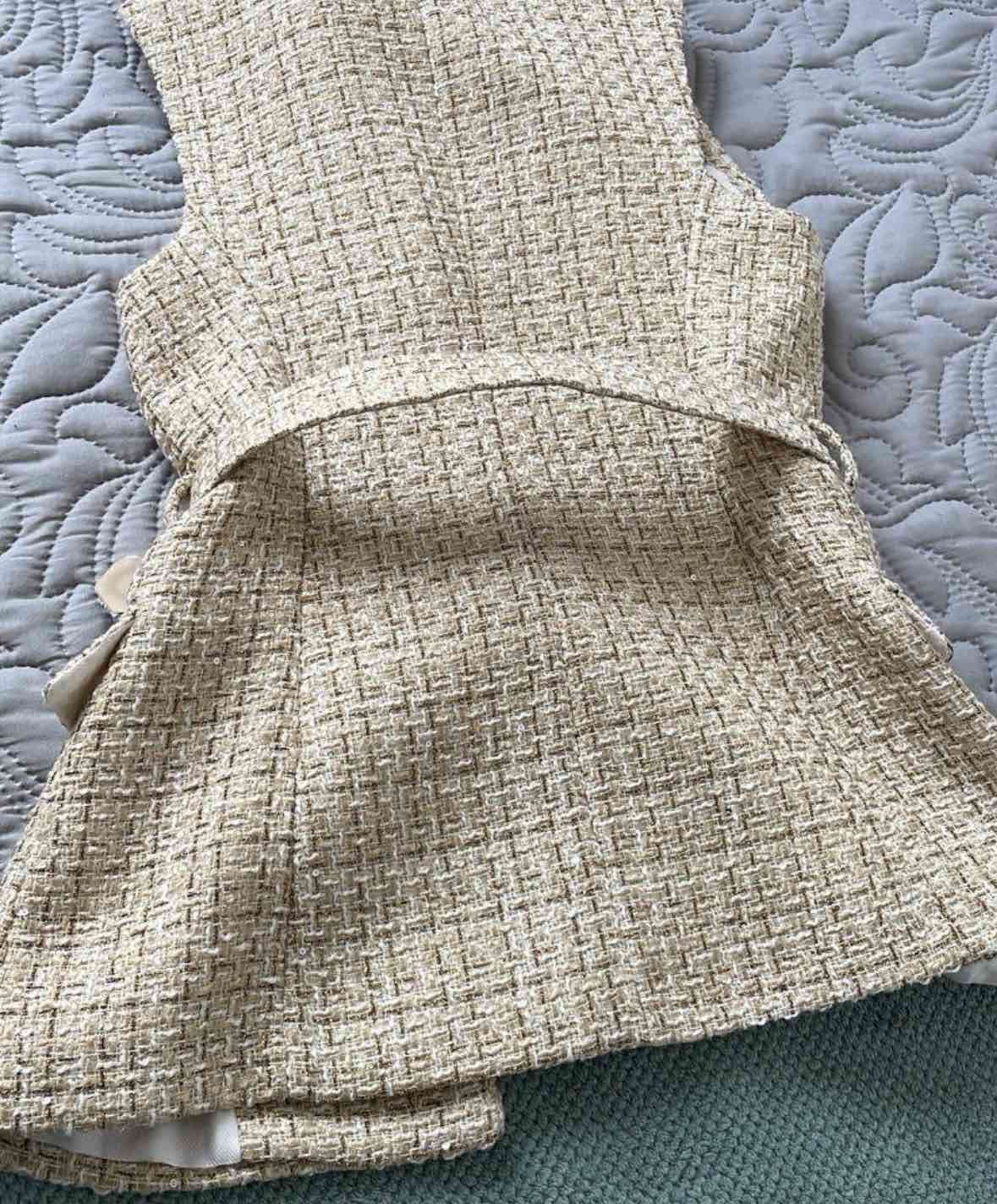 Chaleco tejido beige Zara - miniatura 3