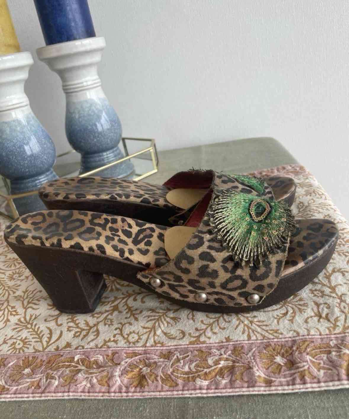Sandalias estampado leopardo - miniatura 3