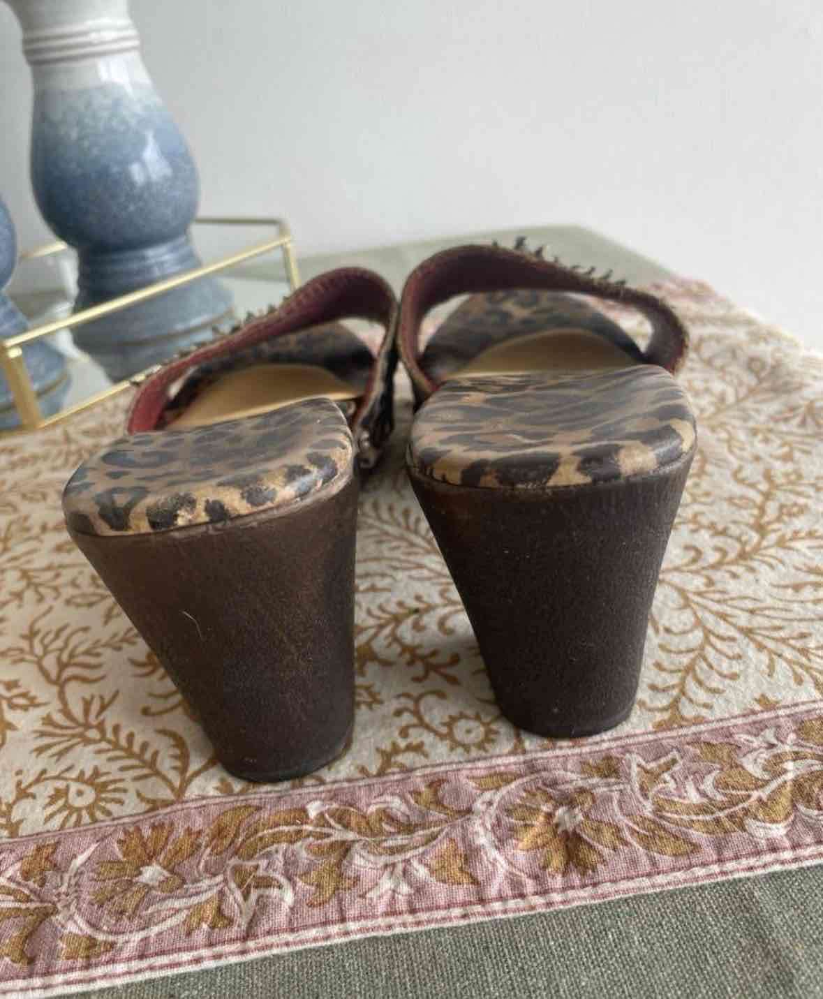 Sandalias estampado leopardo - miniatura 5