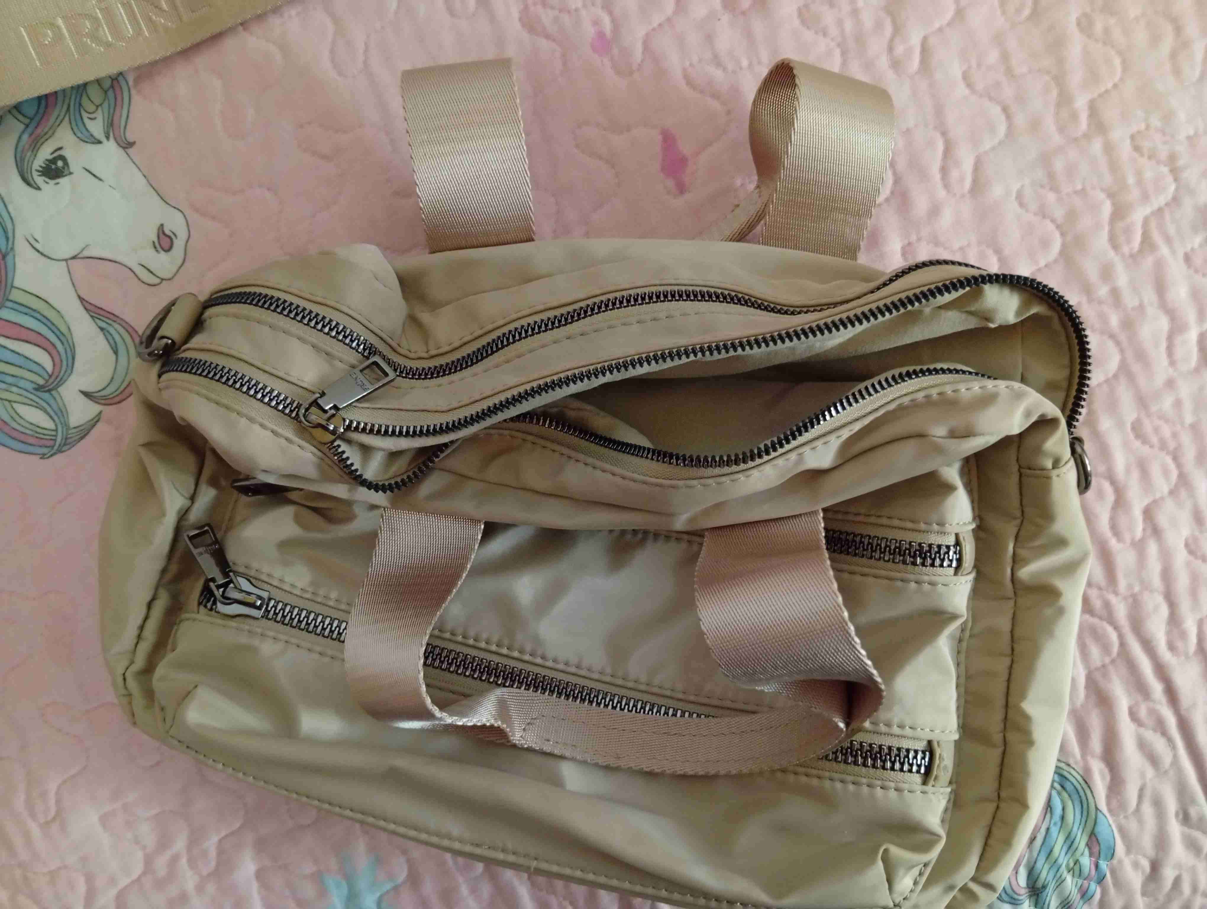 Mochila beige Prüne multifuncional - miniatura 4