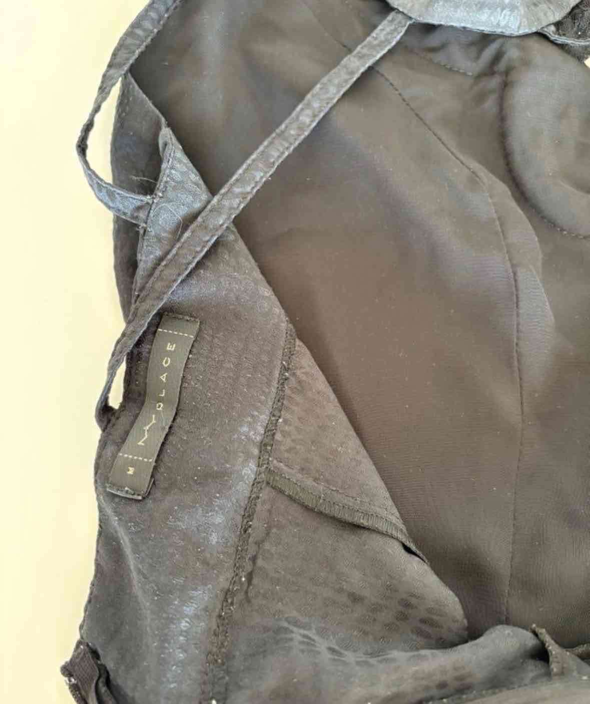 Vestido negro con tirantes - miniatura 3