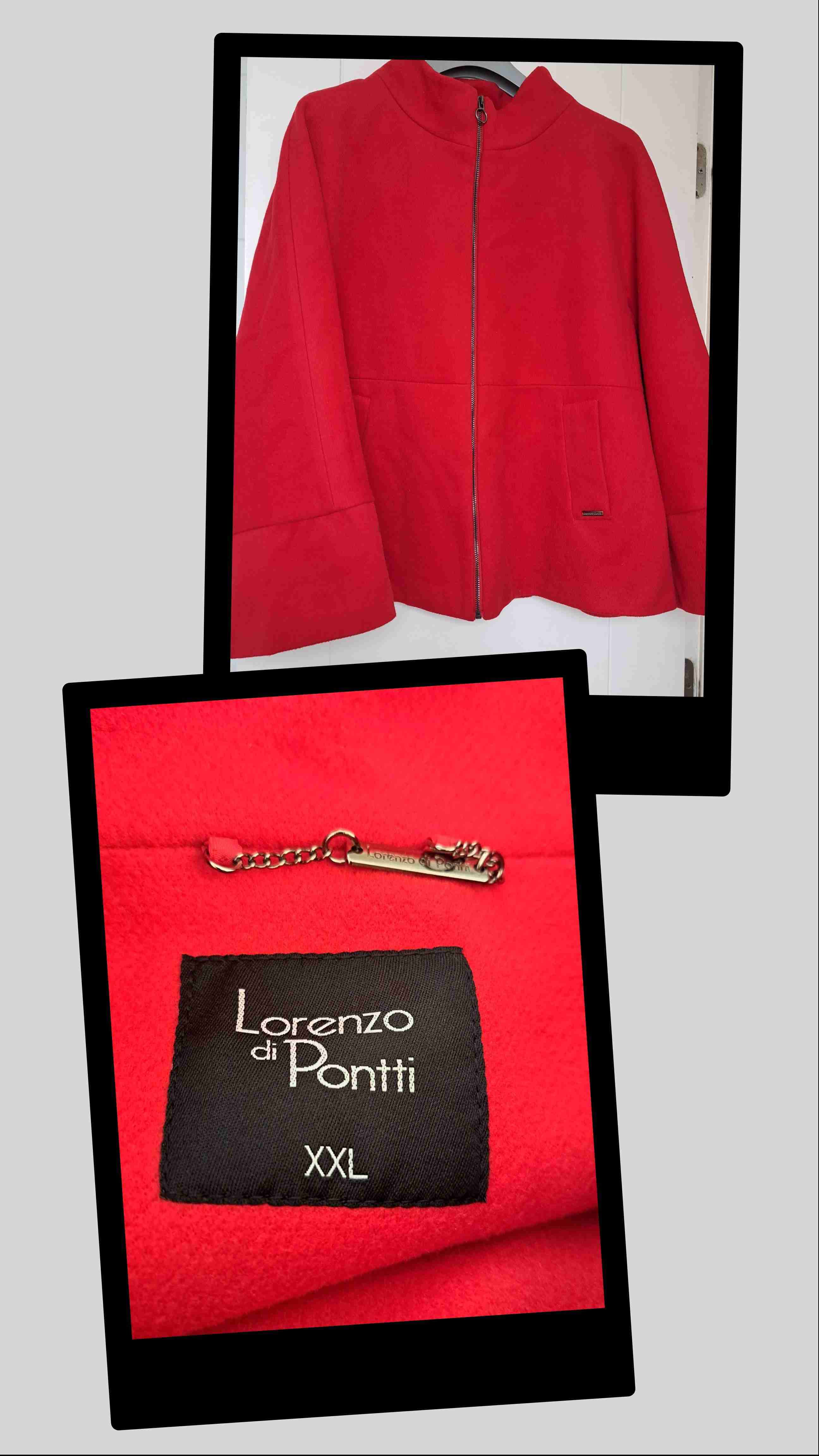 Chaqueta roja con cierre - miniatura 3