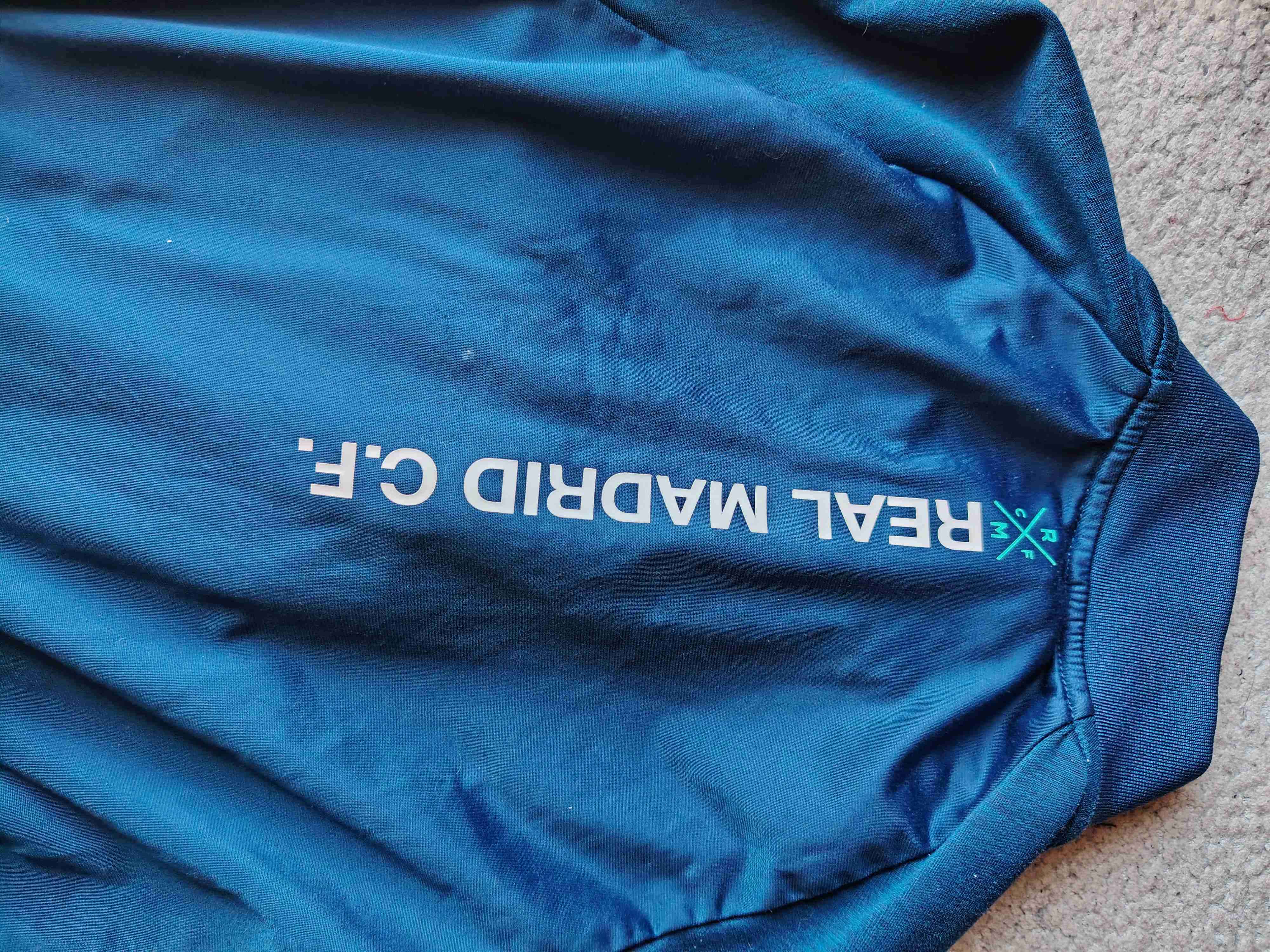 Chaqueta deportiva azul Real Madrid - miniatura 2