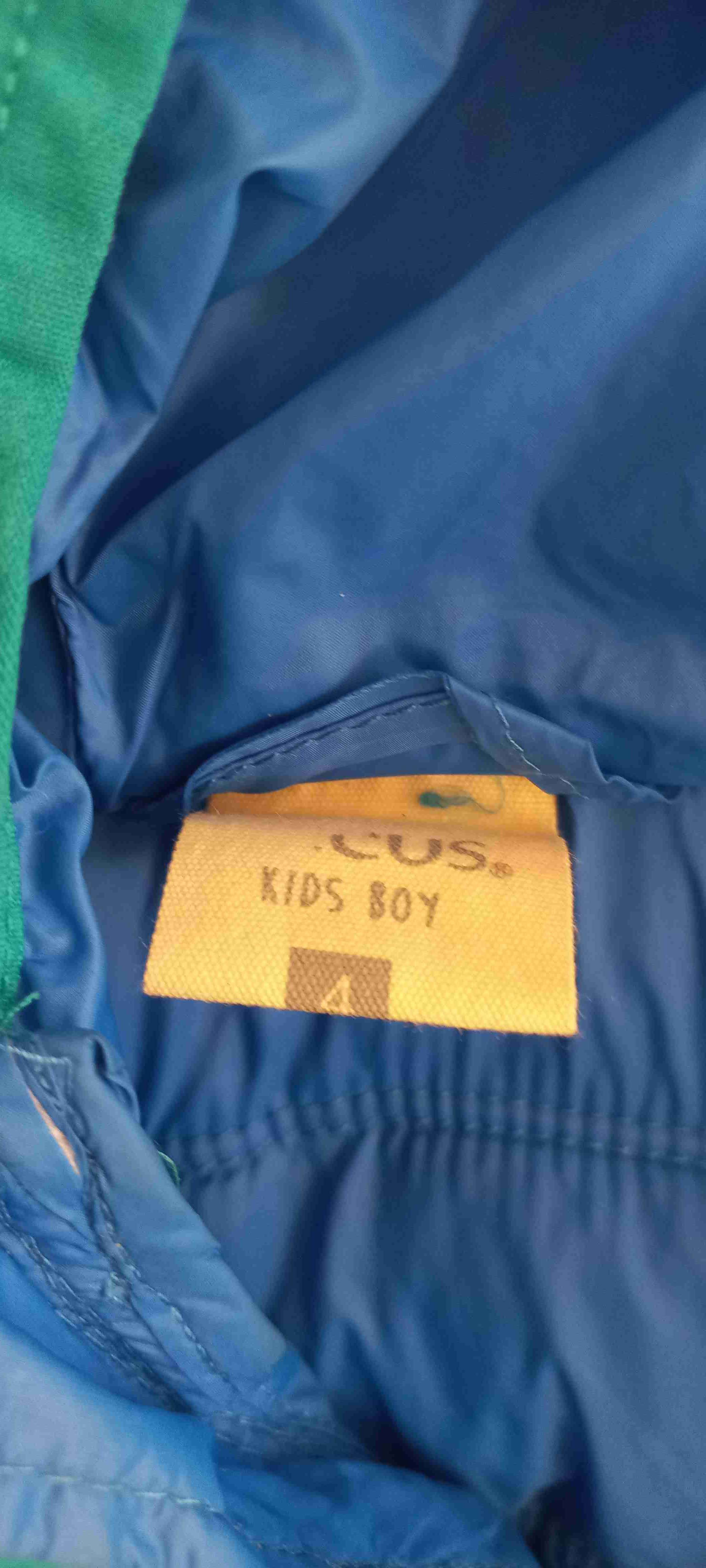 Chaqueta acolchada azul infantil - miniatura 2