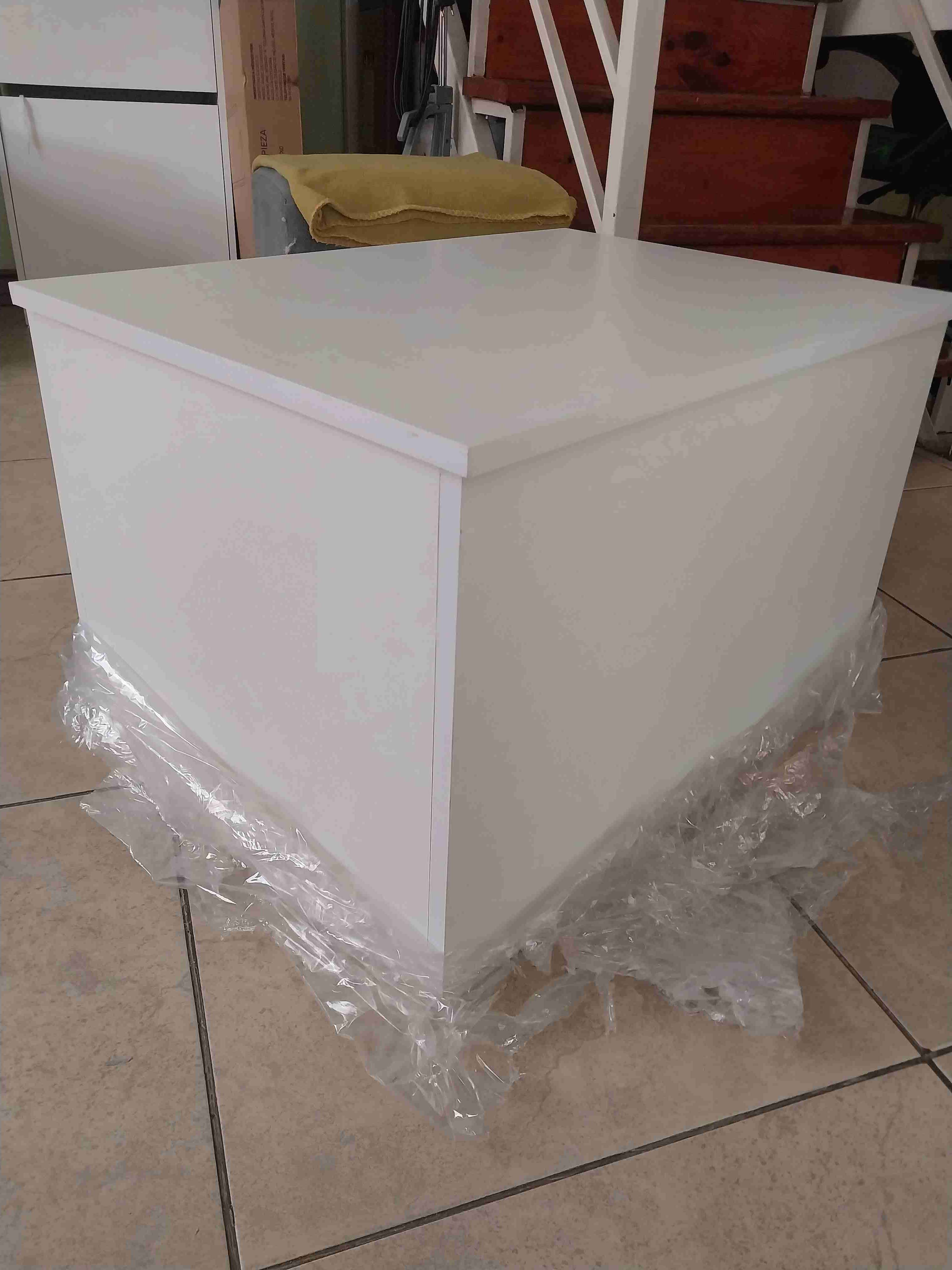 Baul de melamina blanco