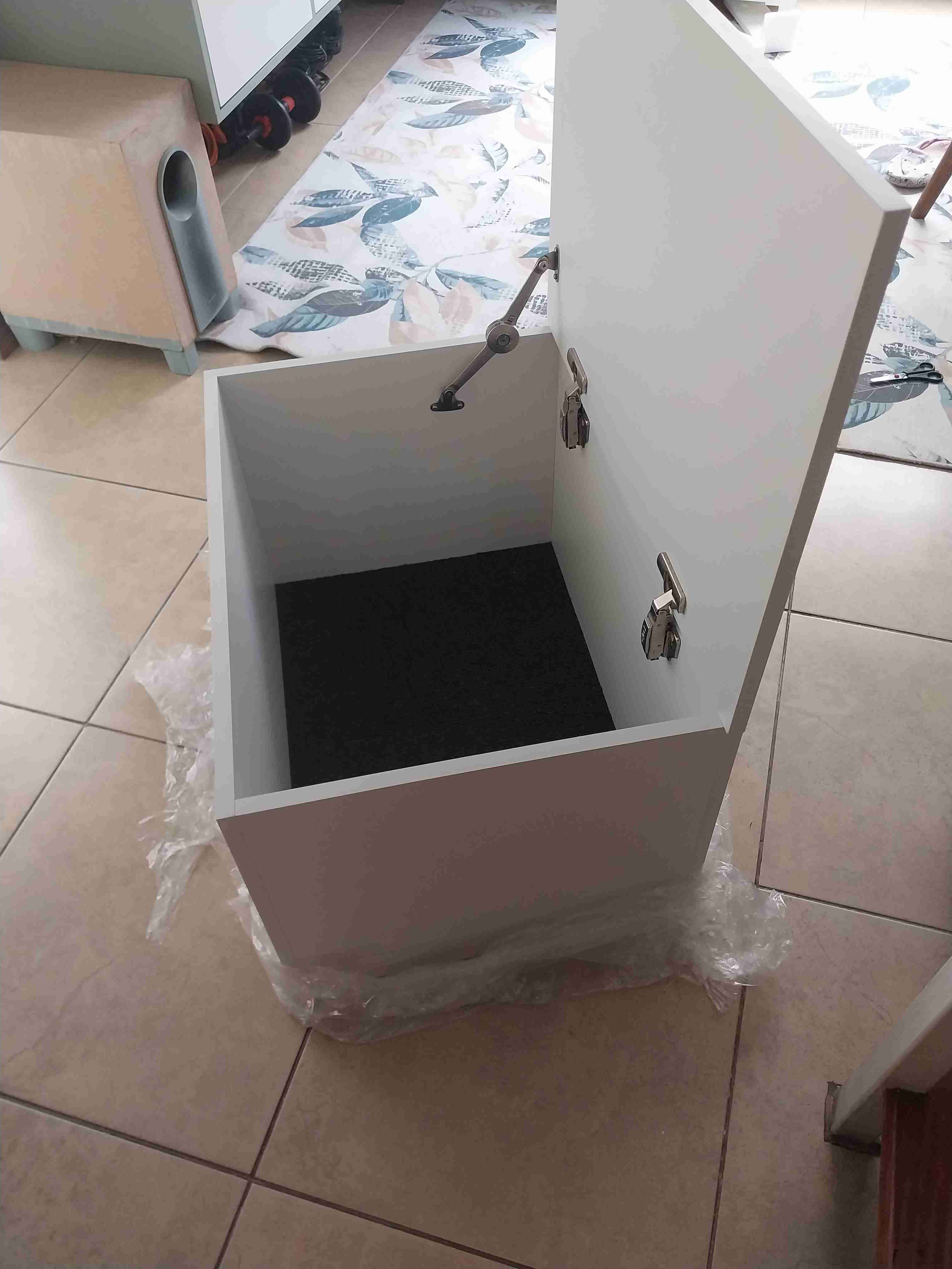 Baul de melamina blanco - 4