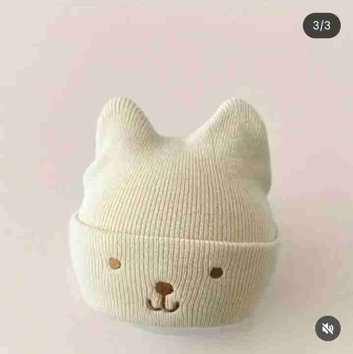 Gorro infantil con orejas