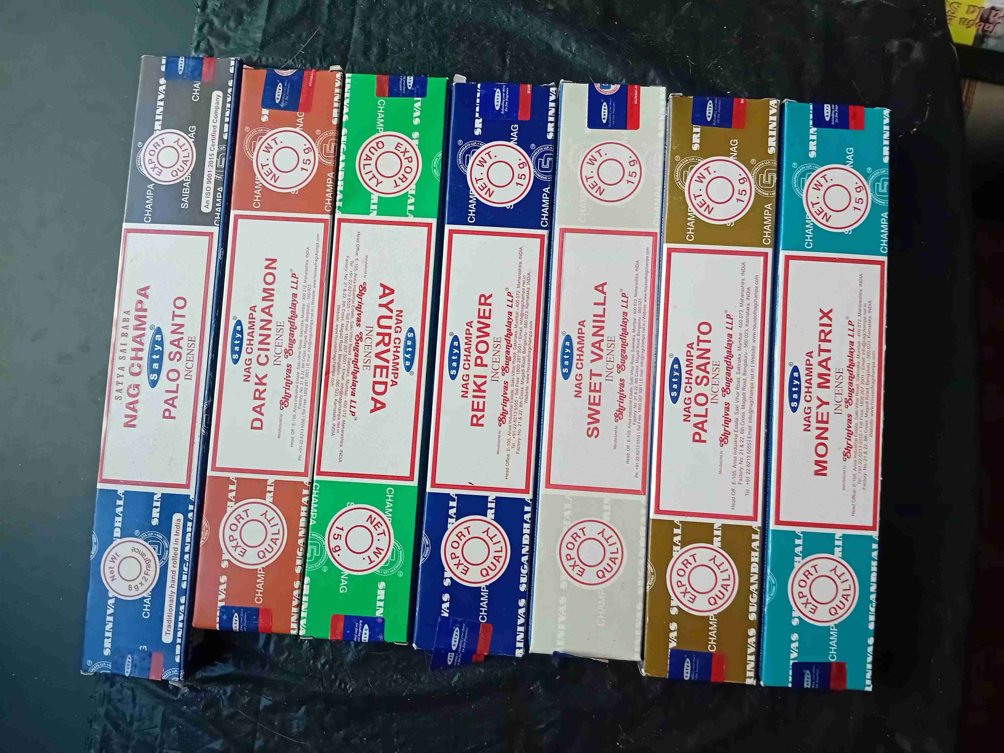 Set de inciensos Nag Champa