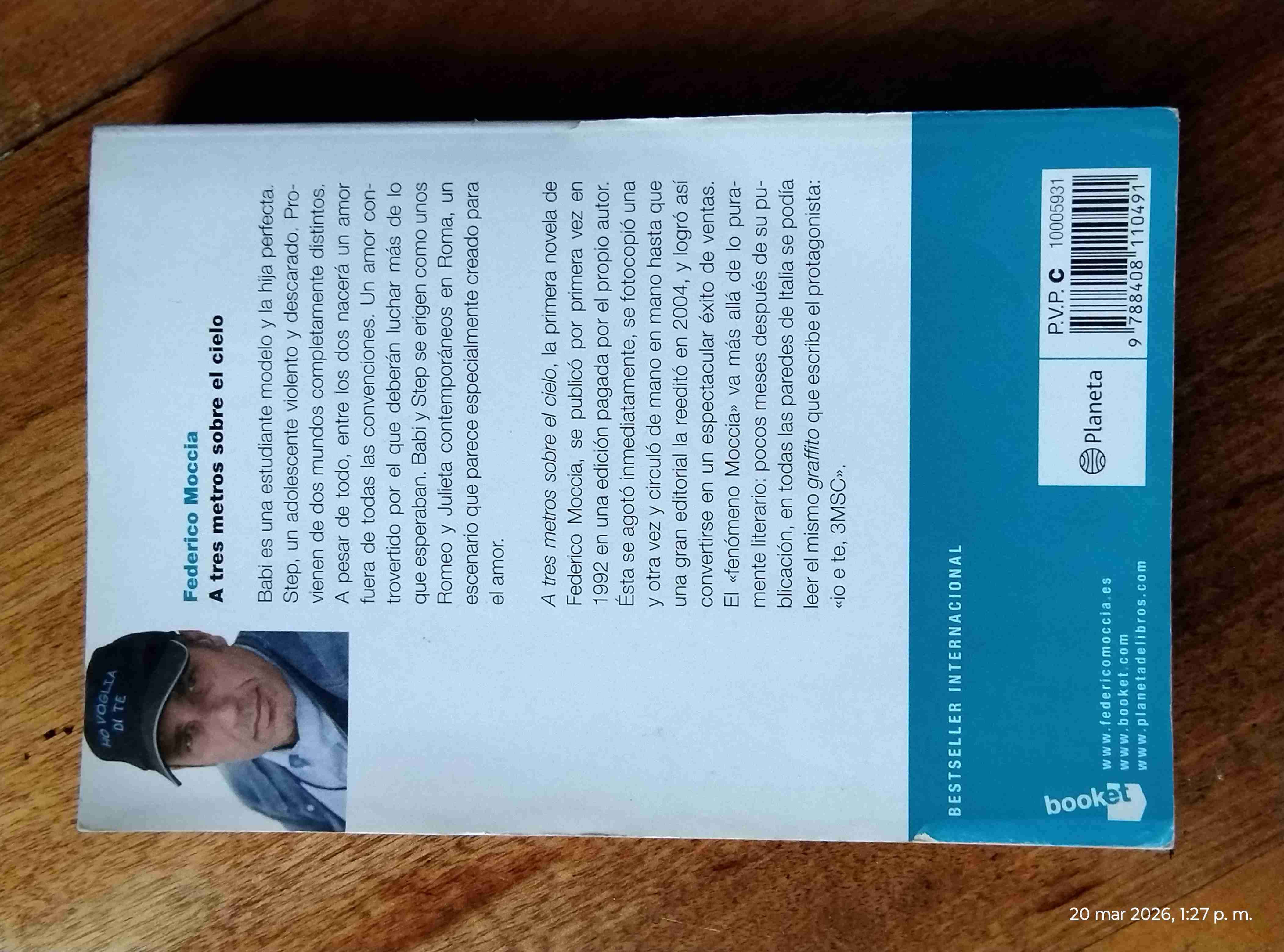 Libro 'A tres metros sobre el cielo' - miniatura 2