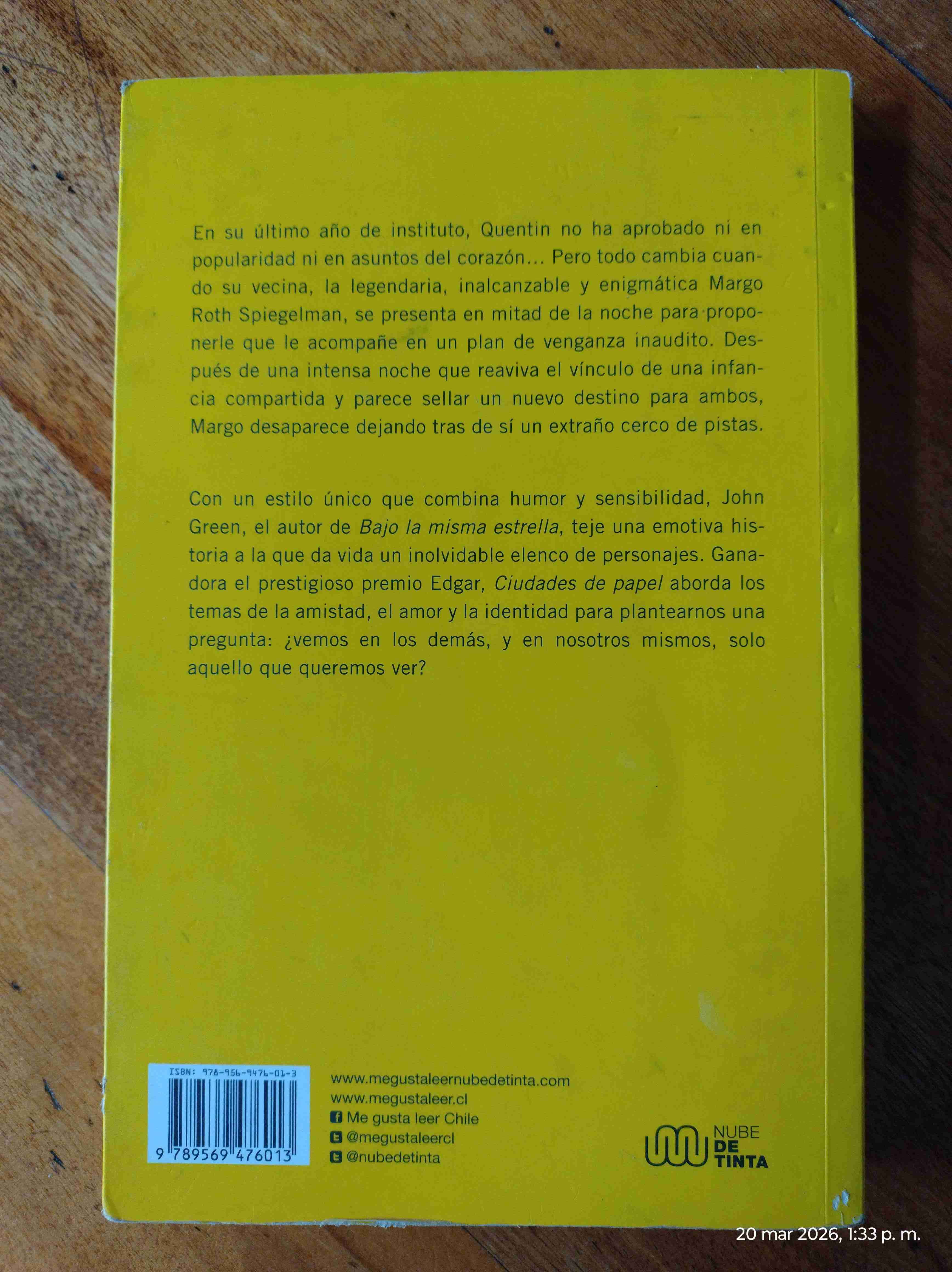 Libro 'Ciudades de Papel' de John Green - miniatura 2