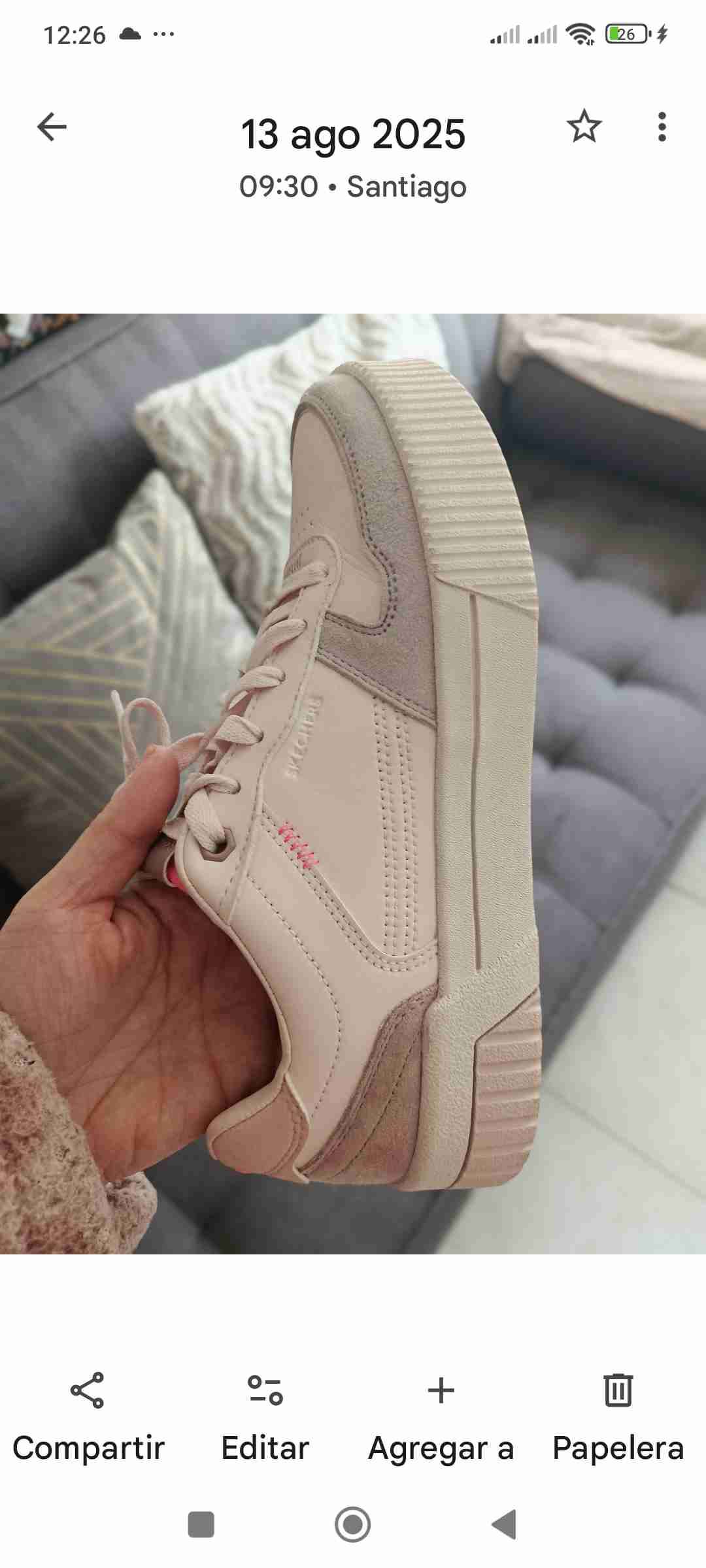 Zapatillas deportivas rosadas - miniatura 3