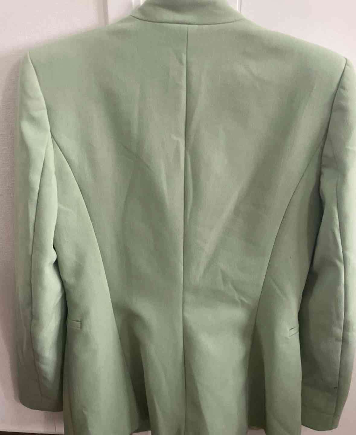 Blazer verde Zara para mujer - miniatura 3