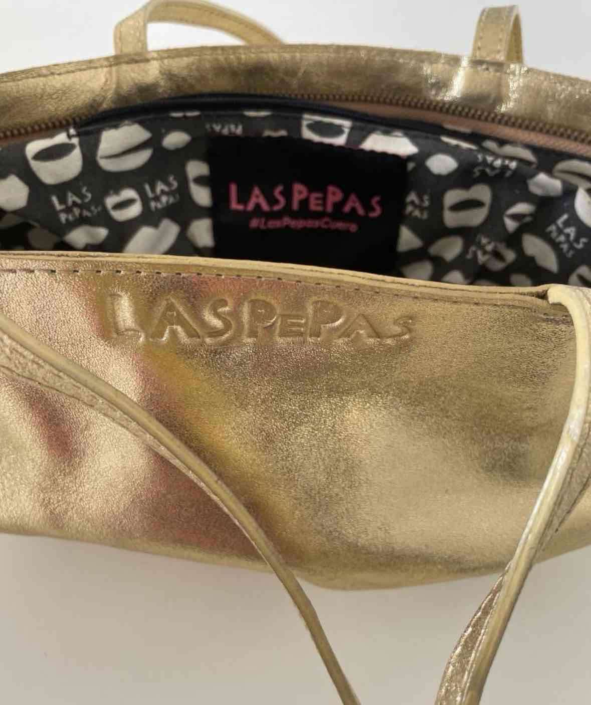 Bolso dorado de mano - miniatura 3