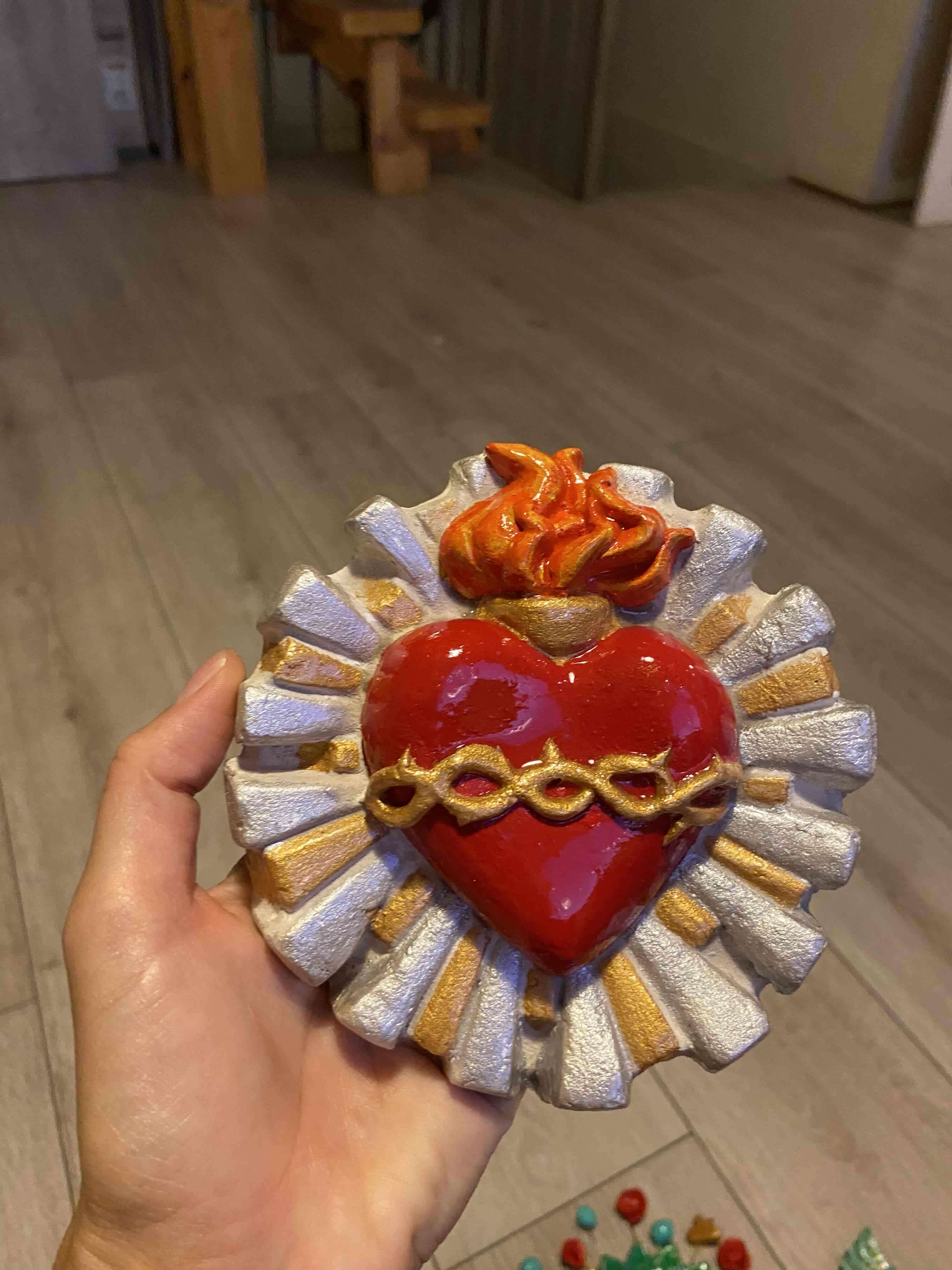 Corazón alado decorativo - miniatura 2