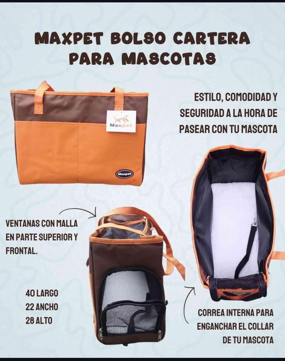 Bolso transportador Maxpet naranja - miniatura 3