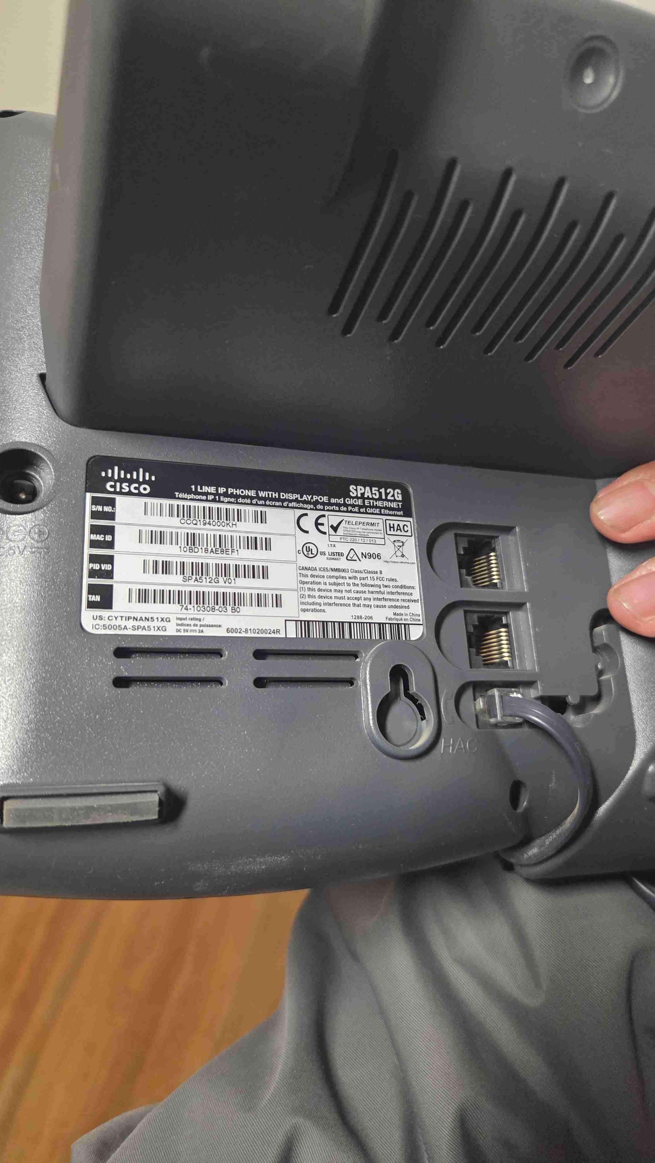 Teléfono IP Cisco spa 512g - miniatura 2