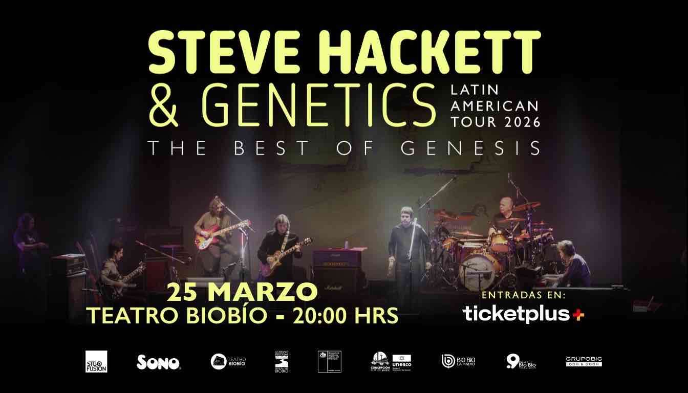 Entradas Steve hackett en concepcion 25 de marzo