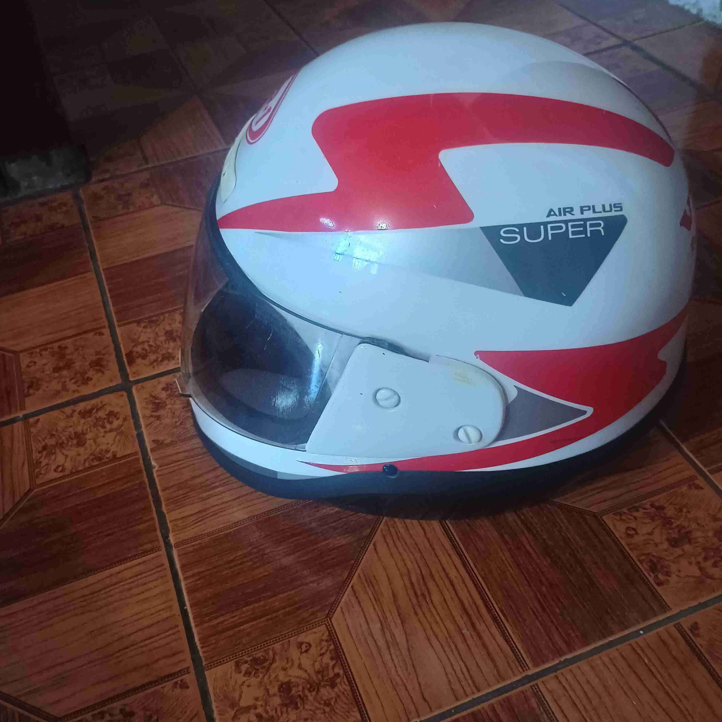 Casco VR-1 blanco y rojo - miniatura 4
