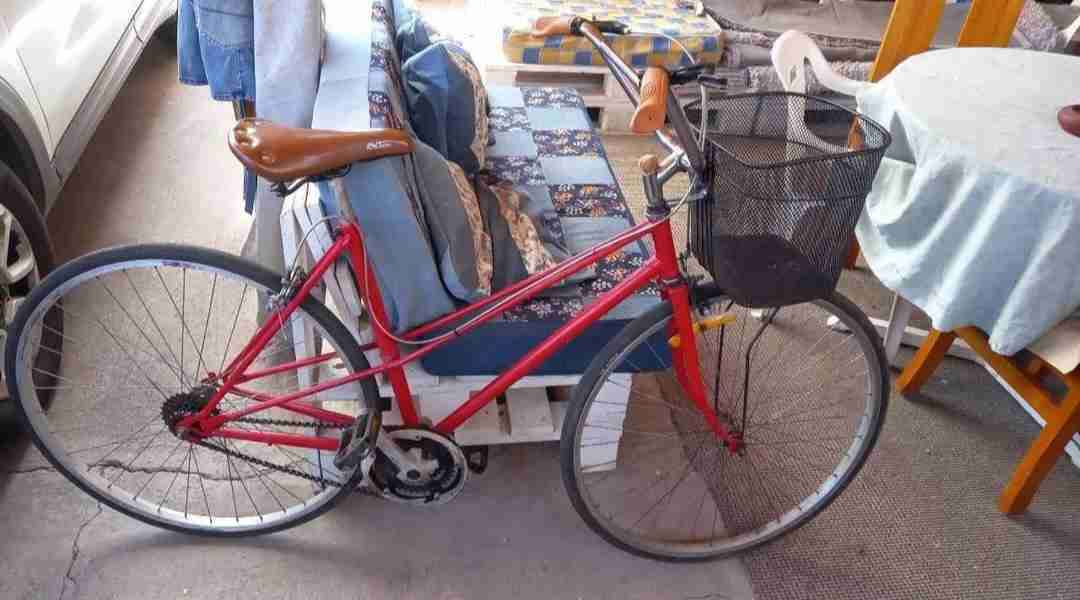 Bicicleta vintage con canasto - miniatura 3