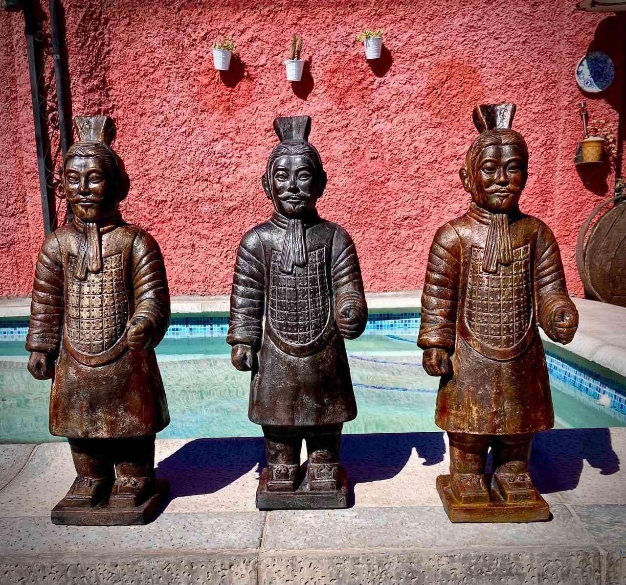 Estatuas de guerreros terracota