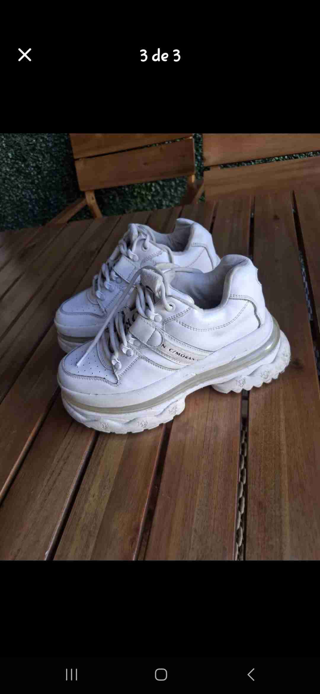 Zapatillas blancas cmoran 37