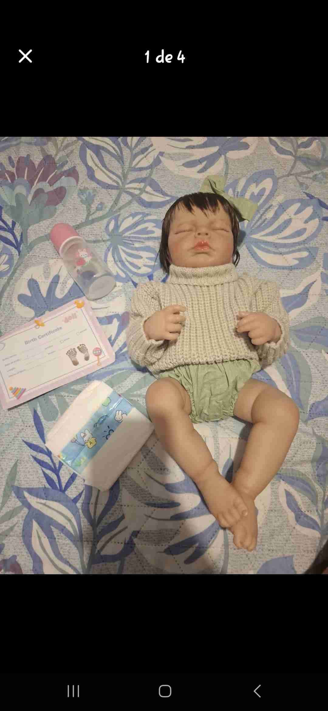 Muñeca reborn realista - miniatura 2