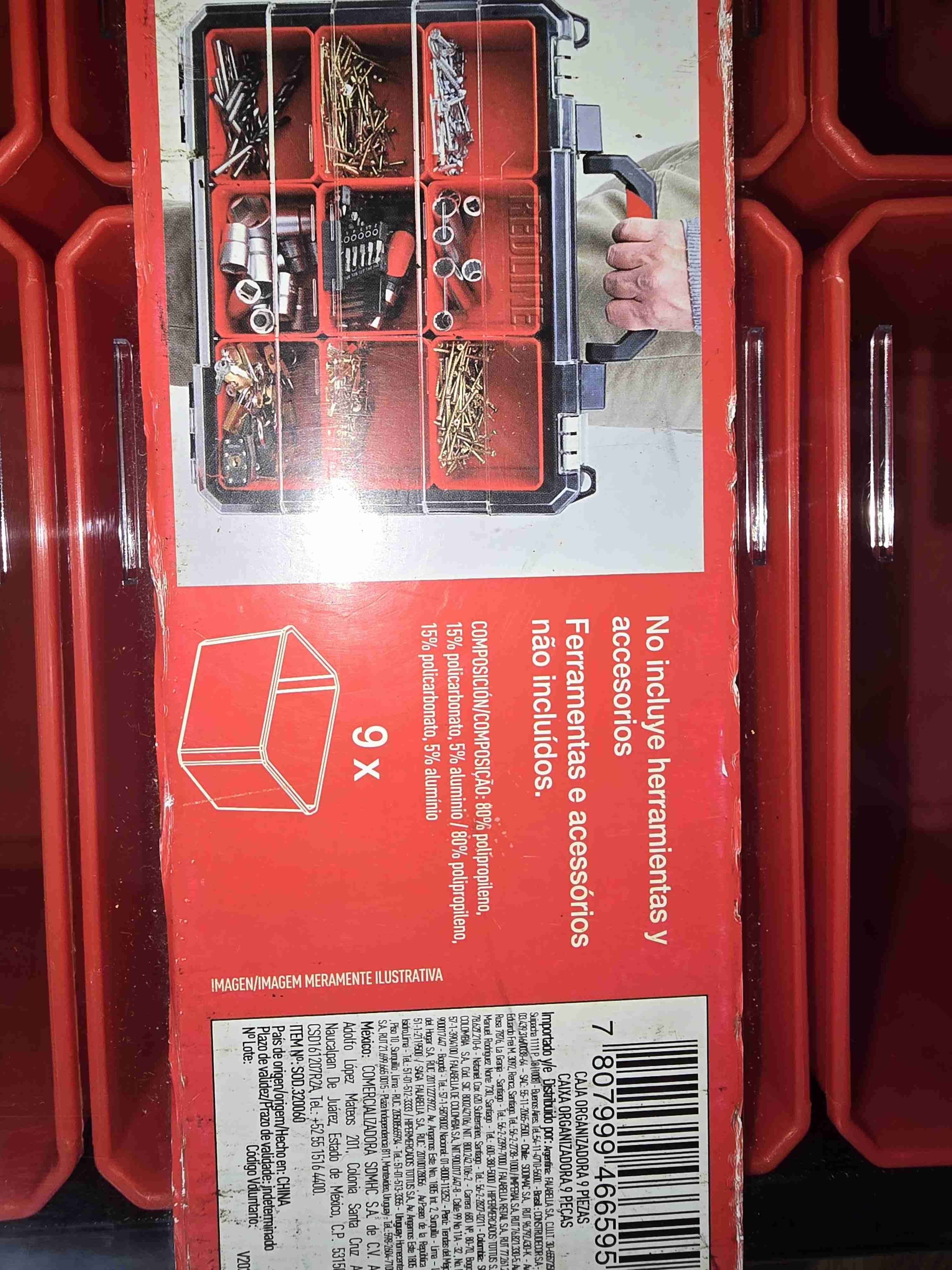 Caja Organizador de herramientas Strong 9 Piezas - miniatura 4