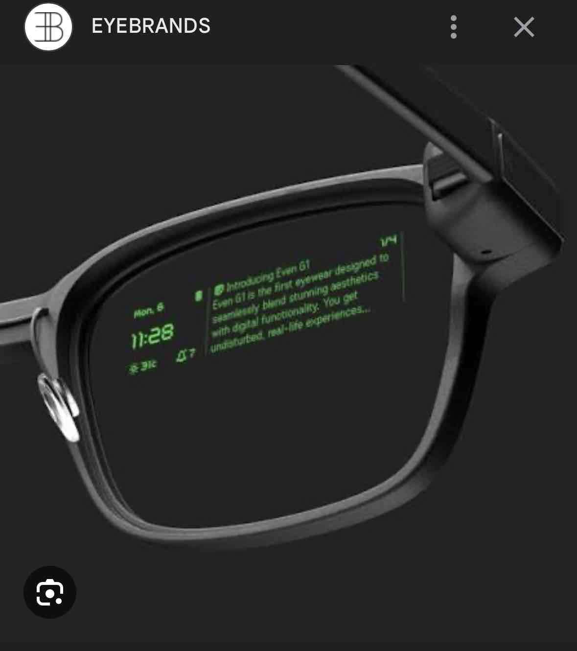 Gafas inteligentes eve g1 - miniatura 2