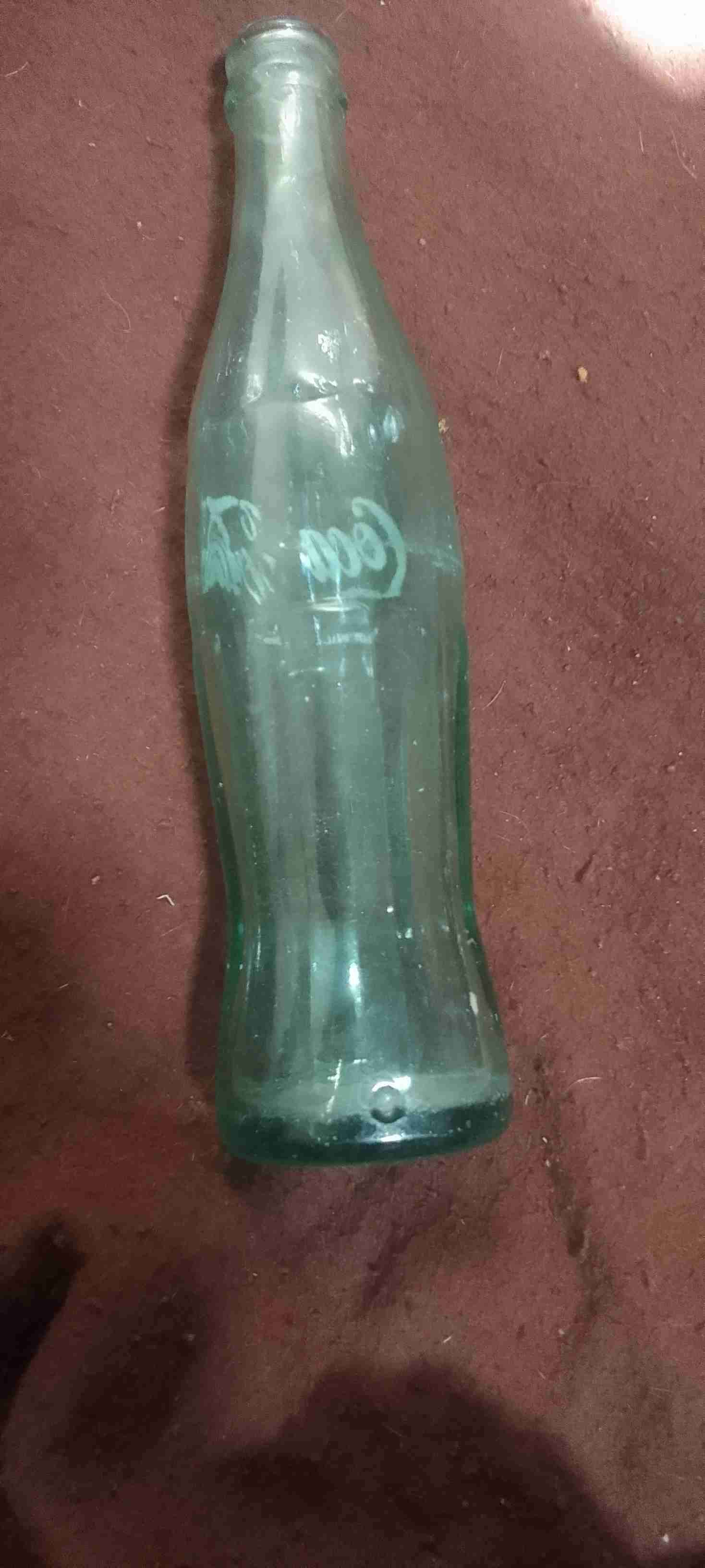 Botella vintage Coca-Cola vidrio 285 cc 1974 - miniatura 2