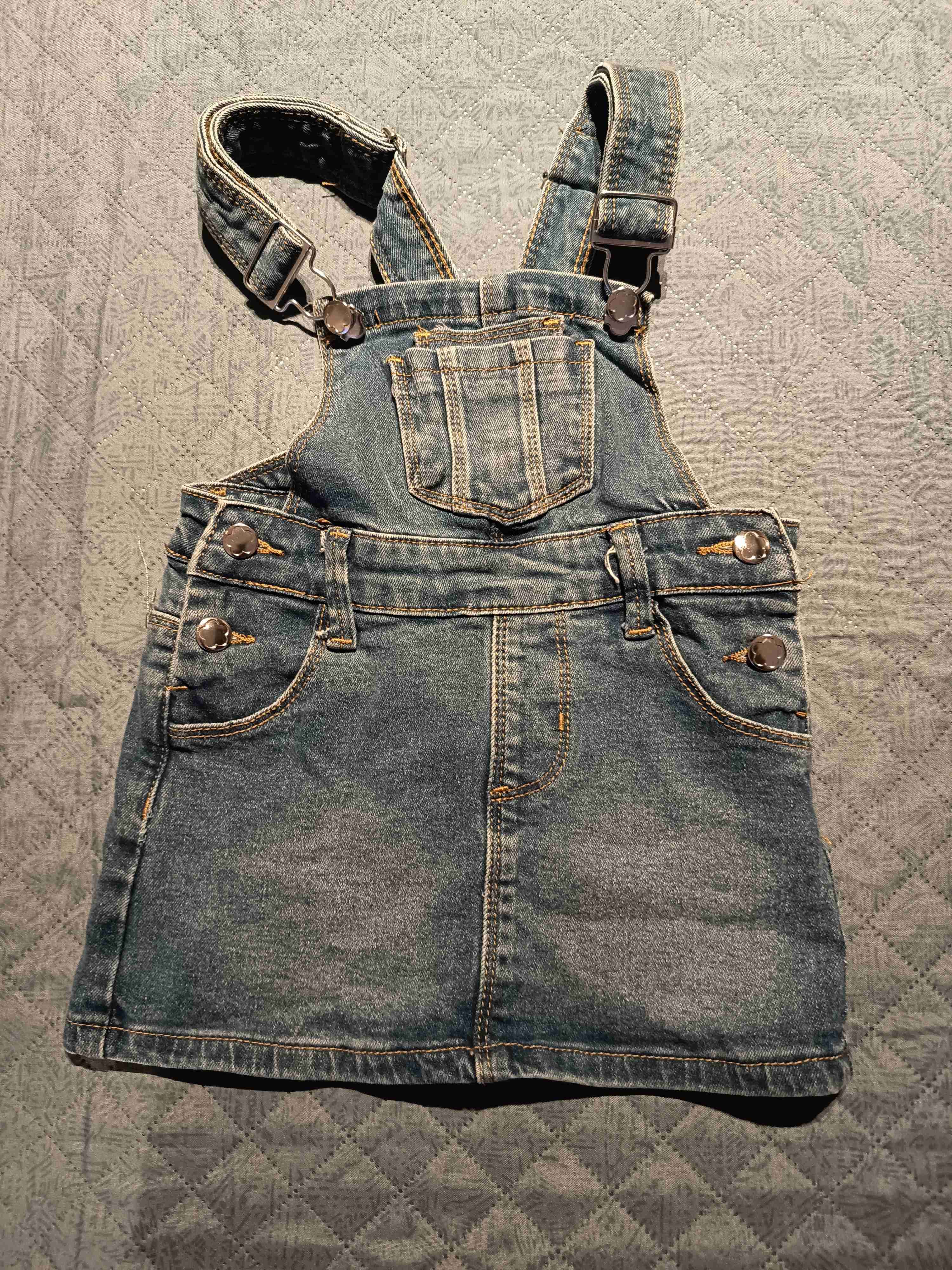 Jardinera de mezclilla infantil