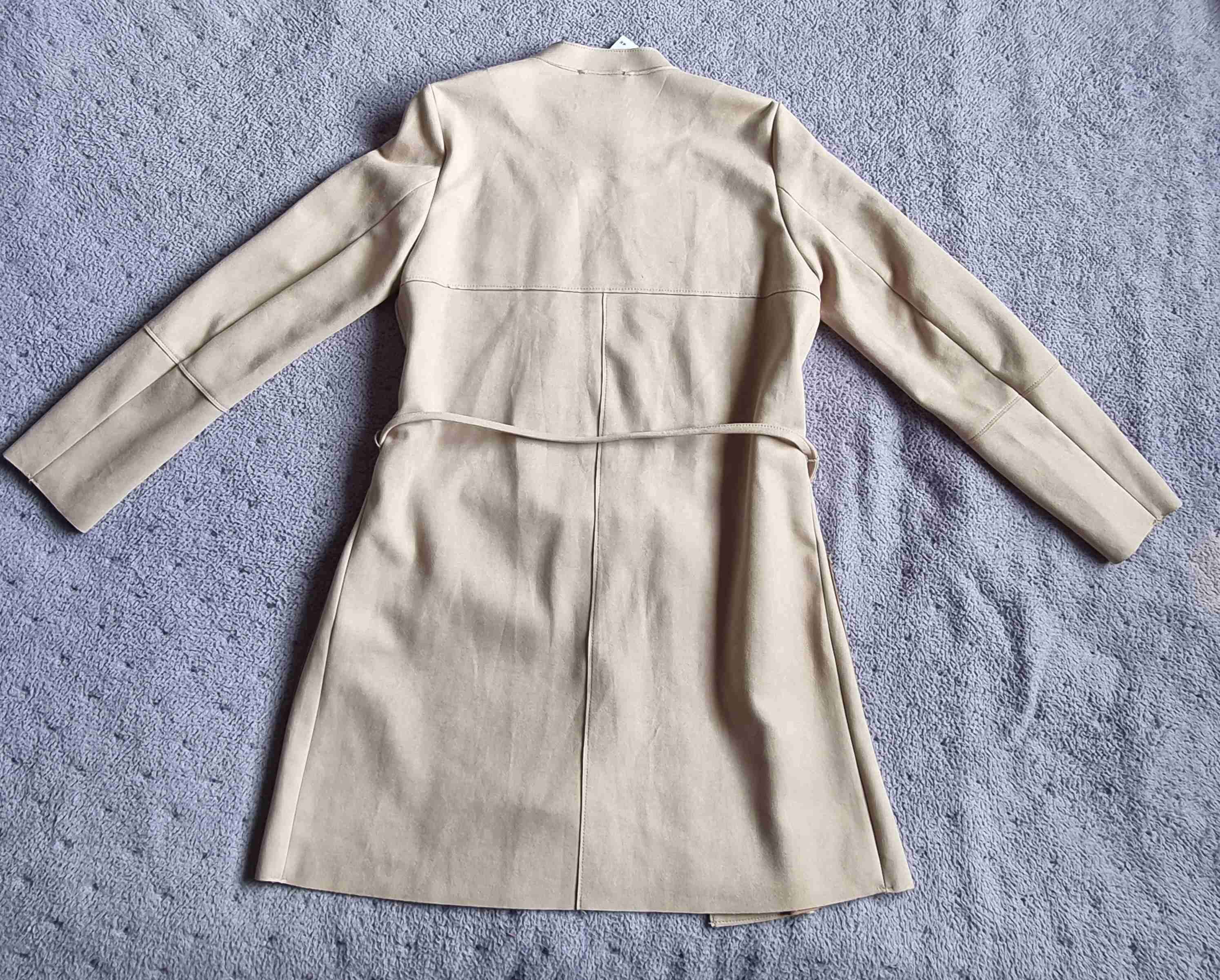 Abrigo beige clásico mujer H&M - miniatura 3