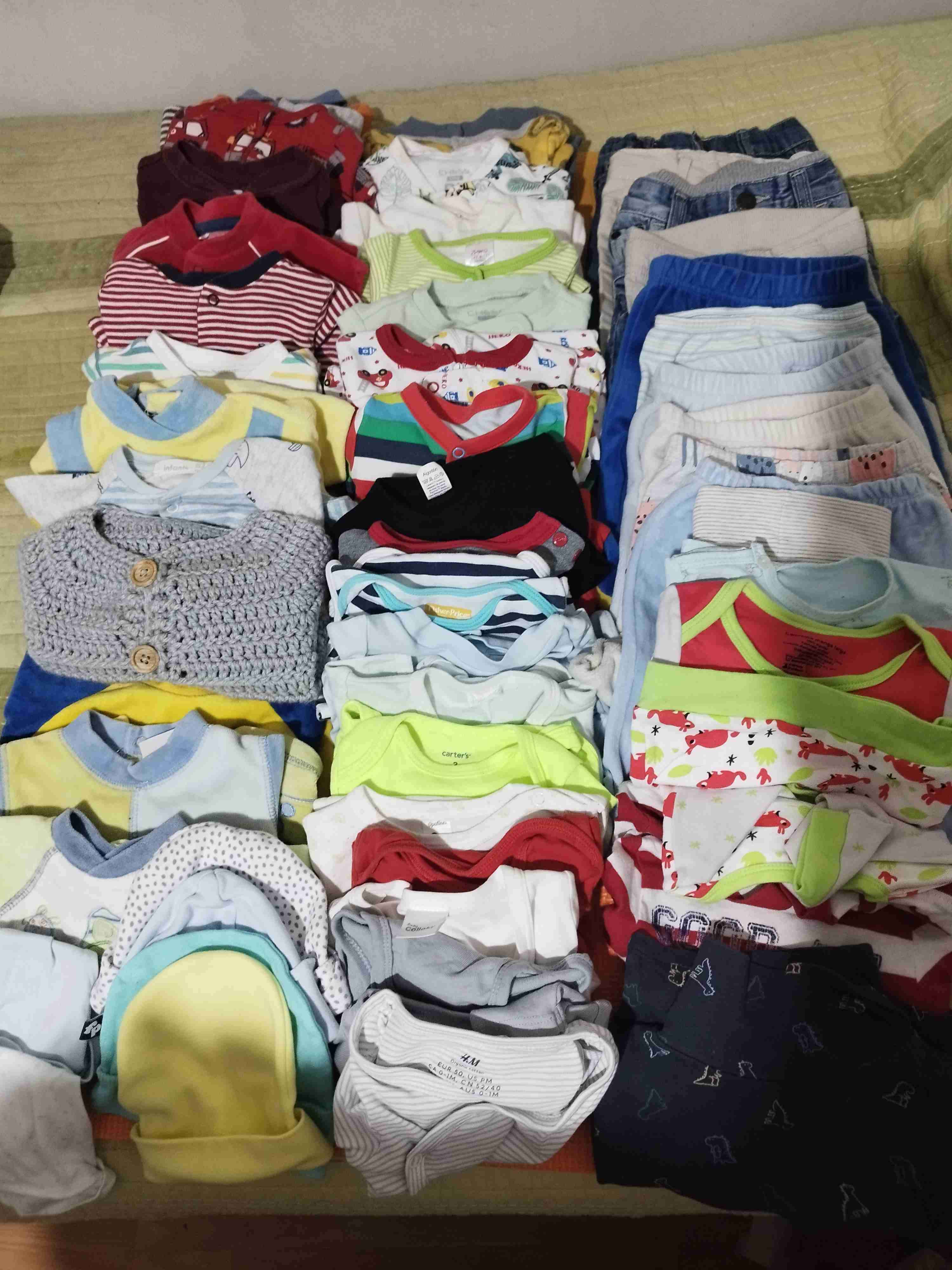 Lote de ropa para bebé variada de 0 a 3 meses